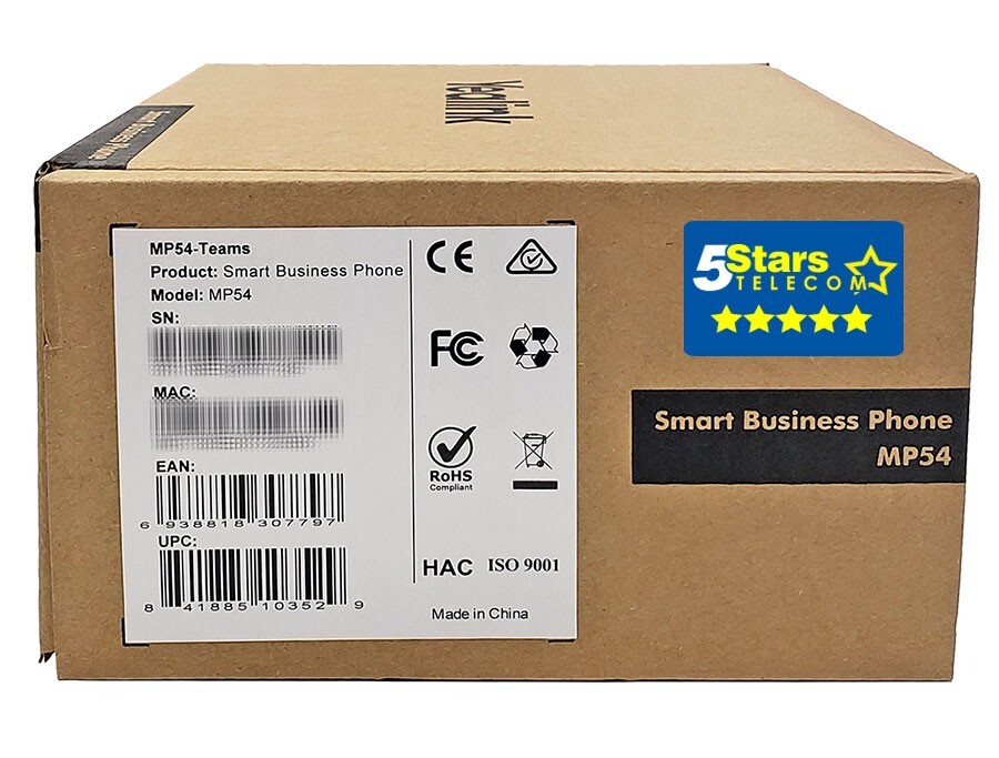 Yealink MP54 Microsoft Teams Edition IP Phone – Brand New, 1 Year Warranty