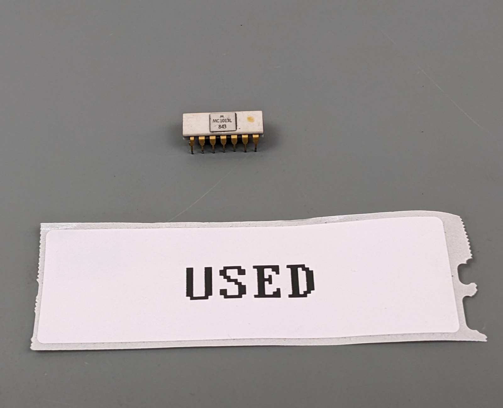 (3) MC1013L AC-Coupled J-K Flip-Flop IC (Gold MECL II, 85 MHz) SOLDER PULLS
