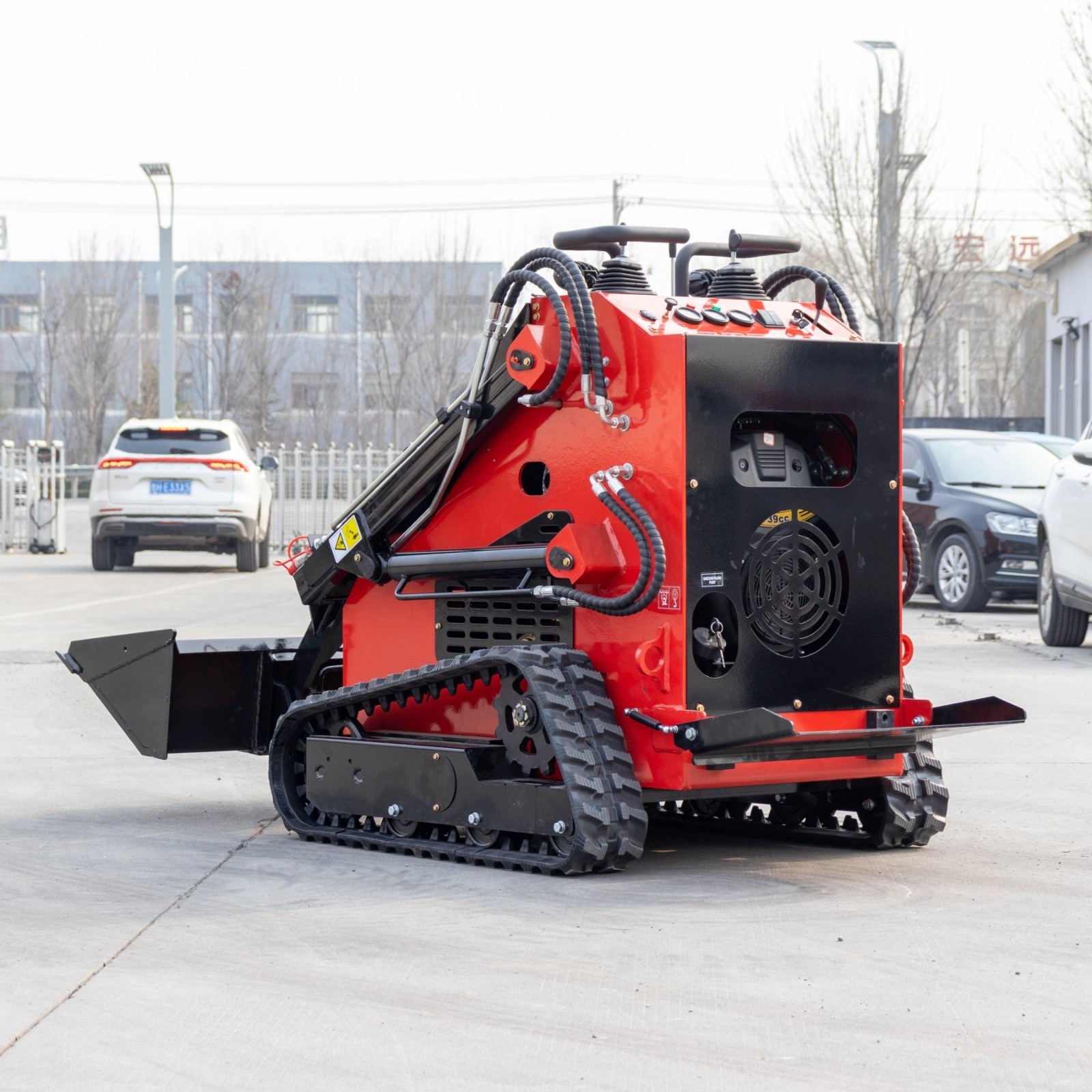 Brand New Compact Mini Crawler Skid Steer Loader 23hp Gas Engine EPA Free Ship