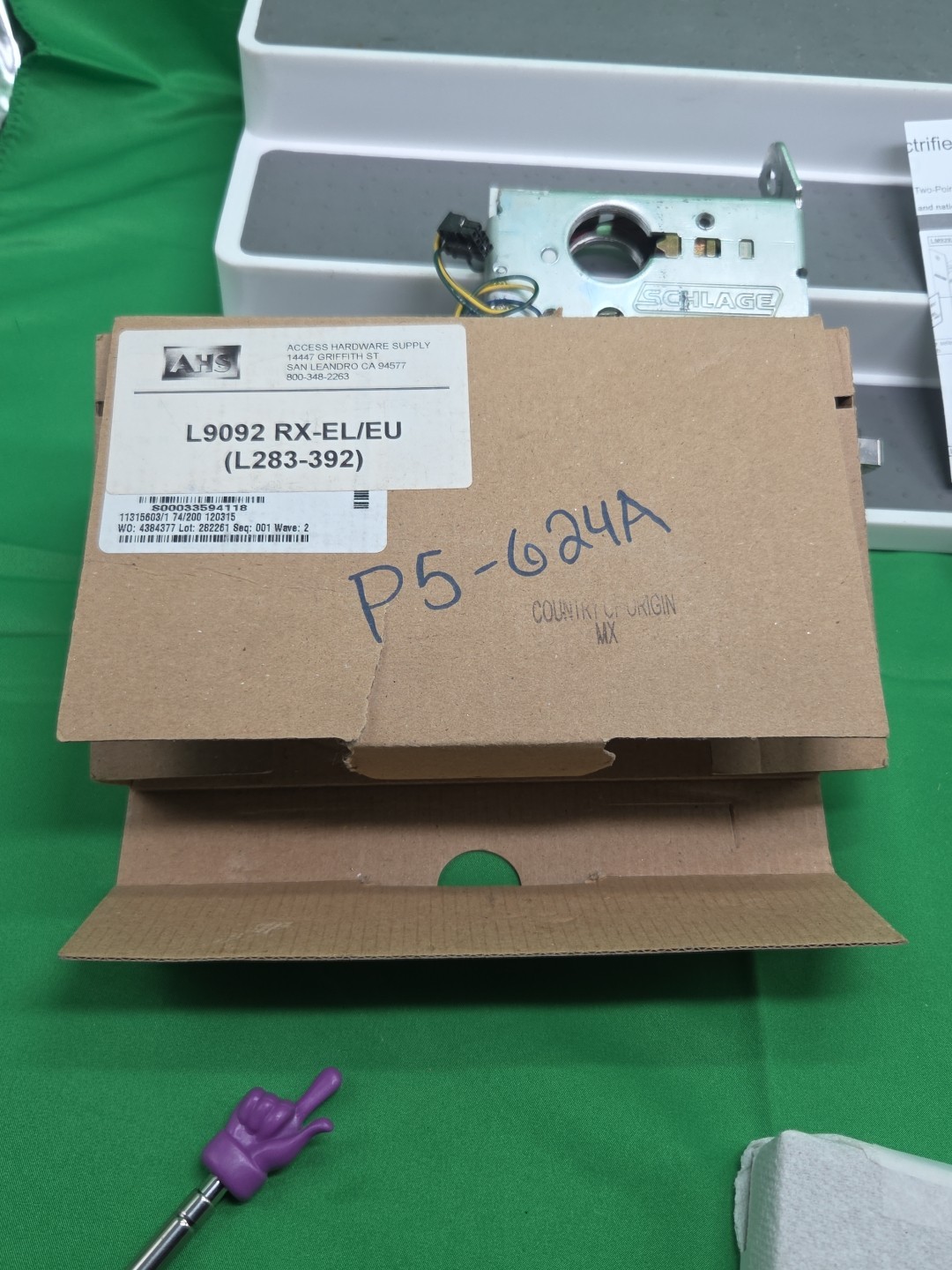 Schlage L9092EU RX Electrified Lock Body For L 9000 Series Made Mexico Door Lock