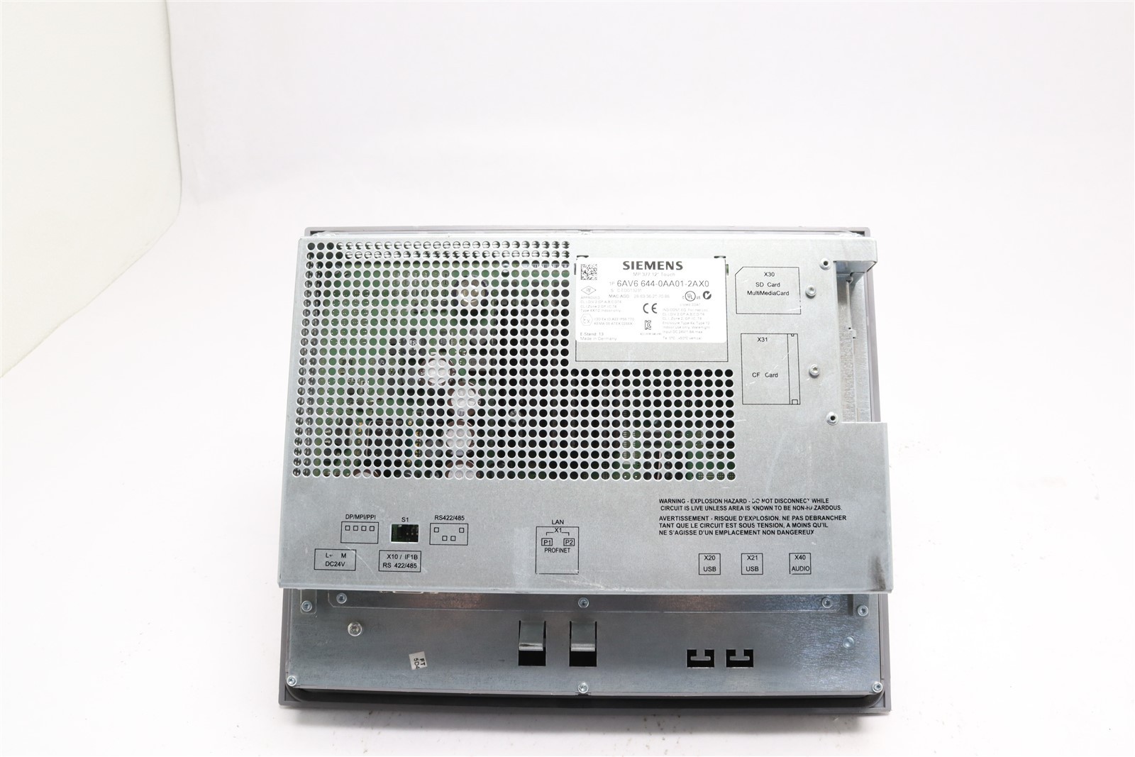 SIEMENS MP 377 TOUCH PANEL 6AV6 644-0AA01-2AX0