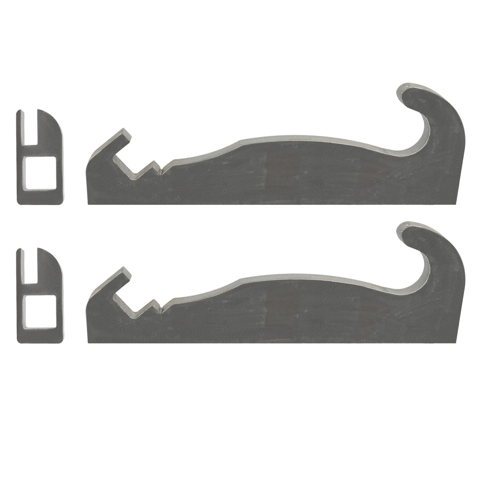 2pcs Steel Quick Attach Bracket 1-1/2″ For Cat Fusion Coupler Loader mounts