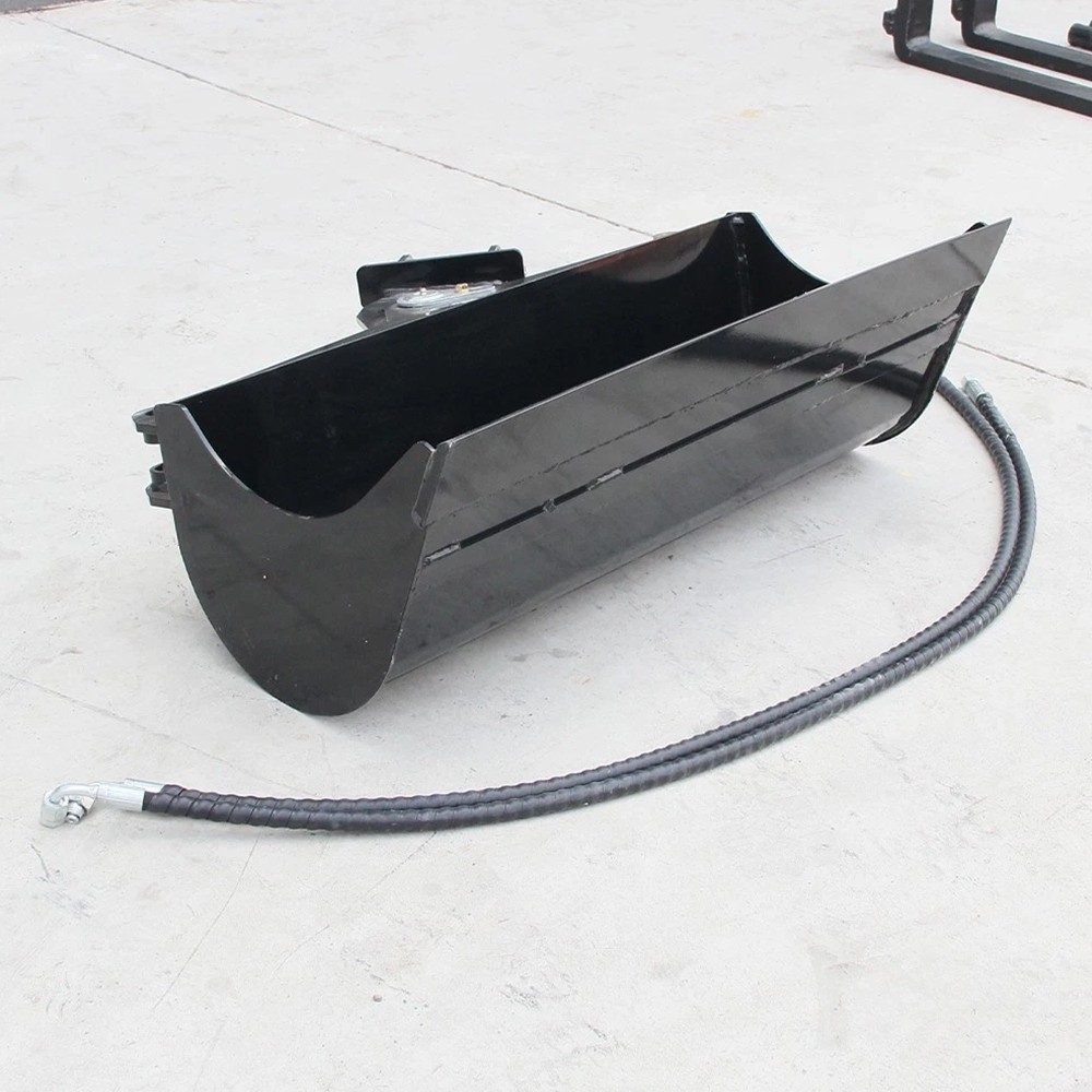31.5in Tilting Bucket for Mini Excavator 800mm Tilt Bucket with Hydraulic Hoses