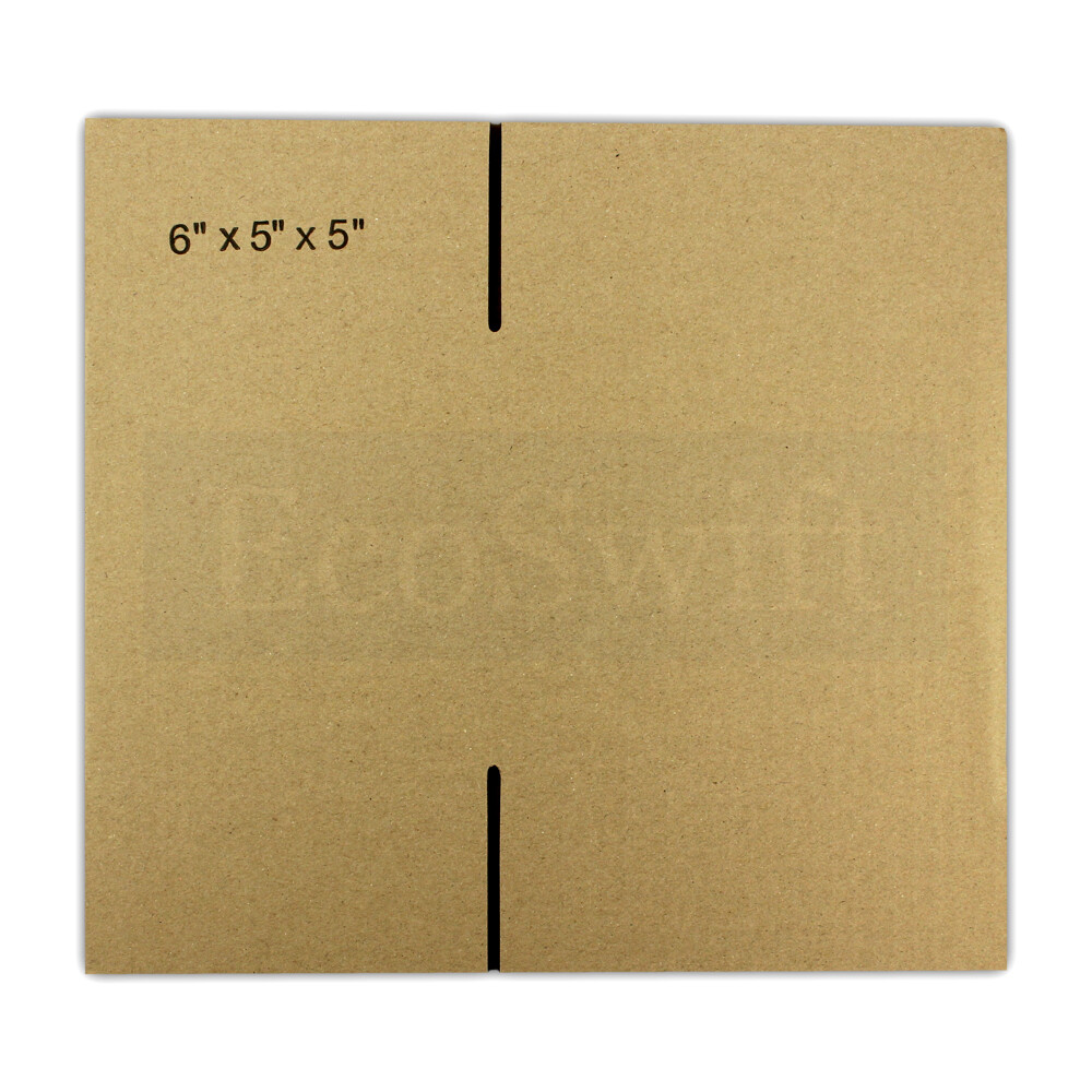1-200 6x5x5 “EcoSwift” Cardboard Packing Mailing Shipping Corrugated Box Cartons