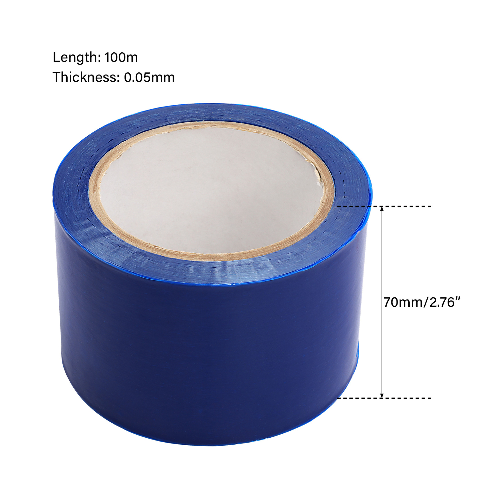 PE Adhesive Surface Protective Film Removable Scratch Tape Roll 2.76″ x 328ft