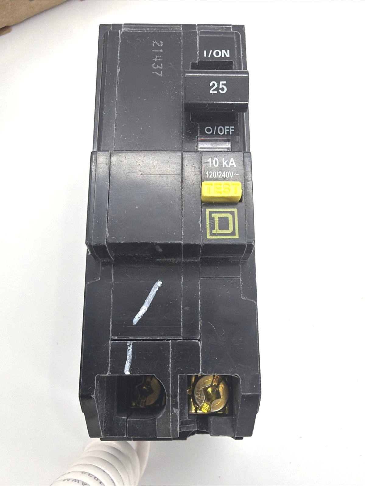 Square D QO225GFI 25A 2-Pole GFCI Qwik-Gard Ground Fault QO Breaker 120/240V