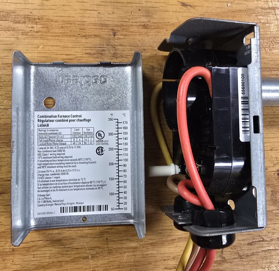 Honeywell L4064 B2210 Combination Fan and Limit Furnace Resideo Control 11″