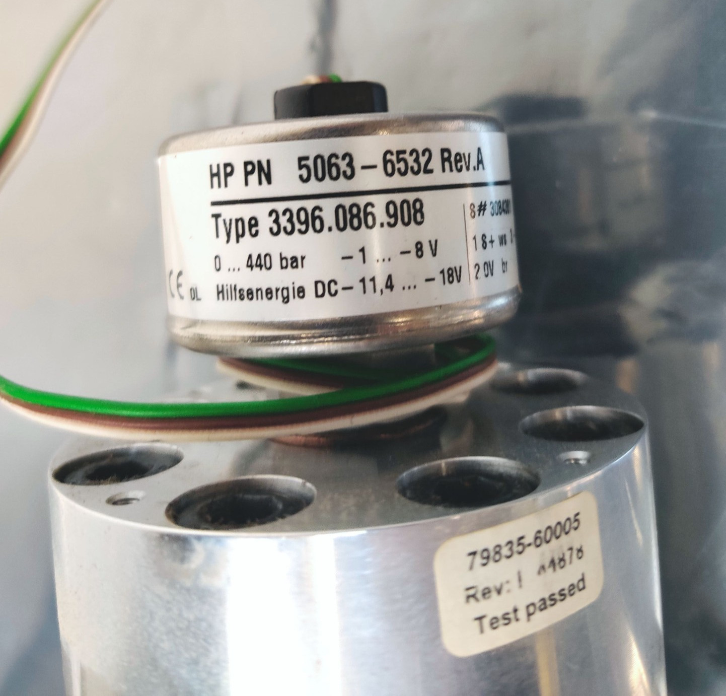 Agilent 79835-60005 High-Pressure Damper w 5063-6532 Valve HPLC 1100 Working