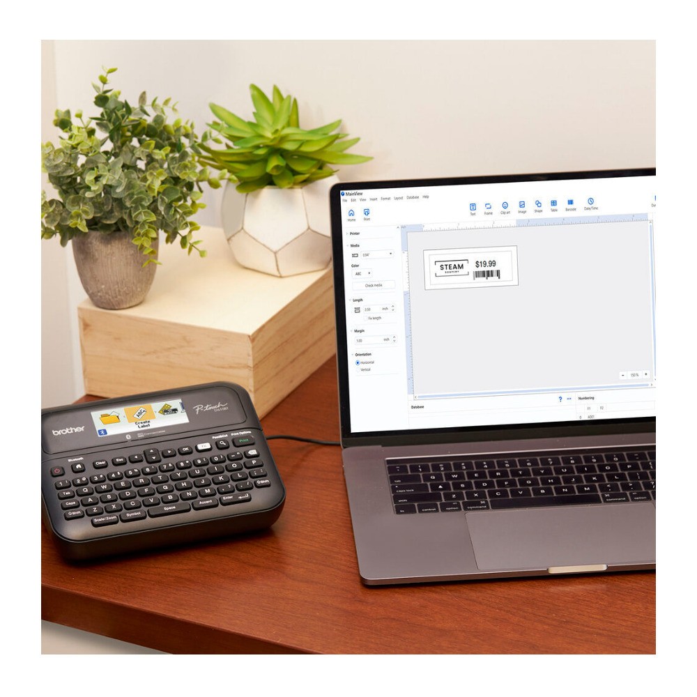 Brother P-touch PT- D610BT Business Professional Connected Label Maker