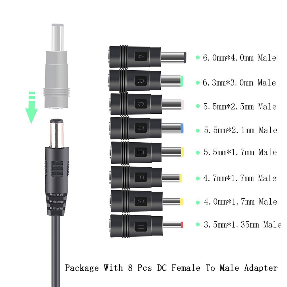 5V USB to DC 9V 12V Step-Up Converter Boost Cable Power Supply for Router+8 Plug