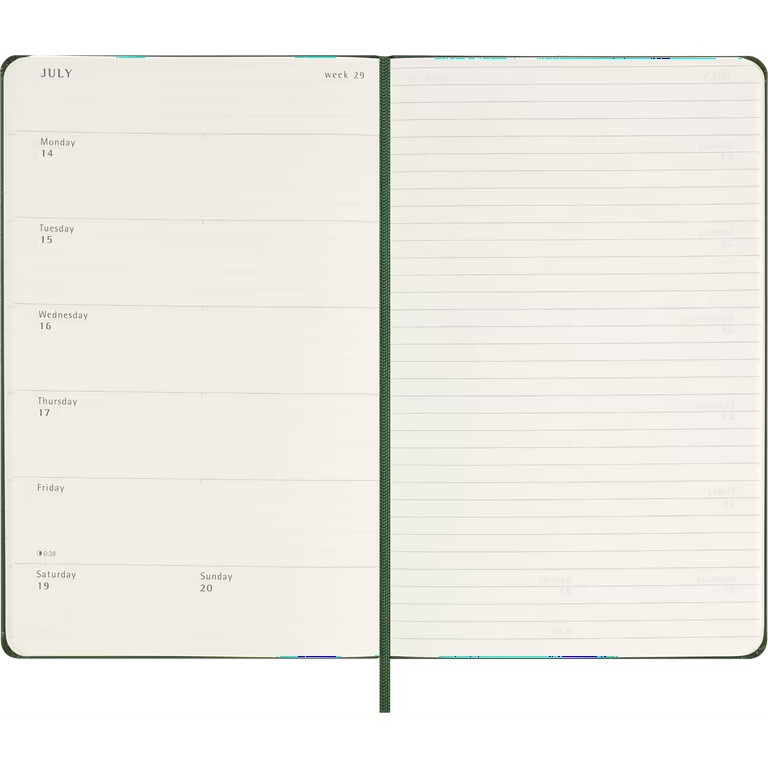 Moleskine Set of Large Weekly Planners: 2022, 2024, 2025 – new unused
