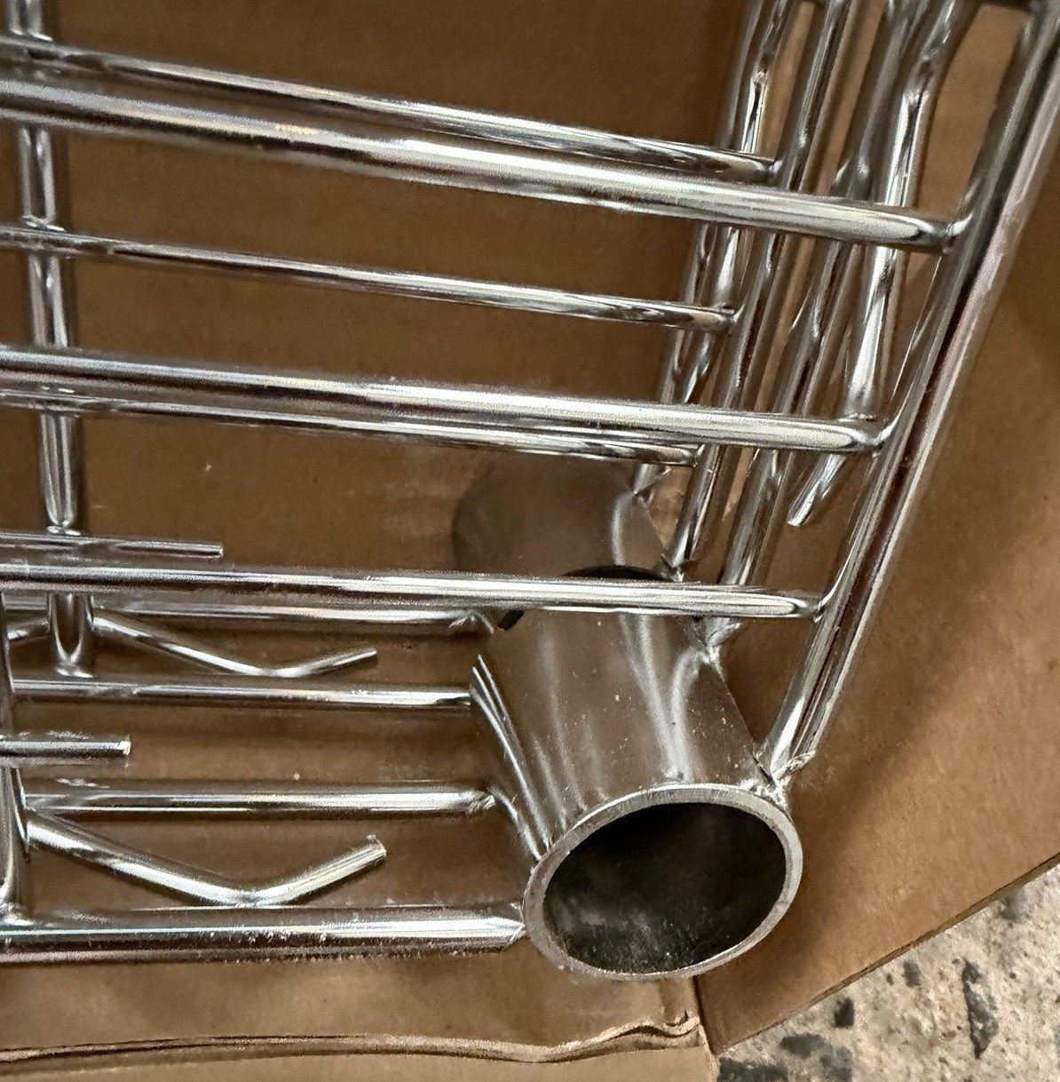 ULINE H-2407 Additional Stainless Steel Wire Shelves – 60 x 36 Box of Two – NEW!