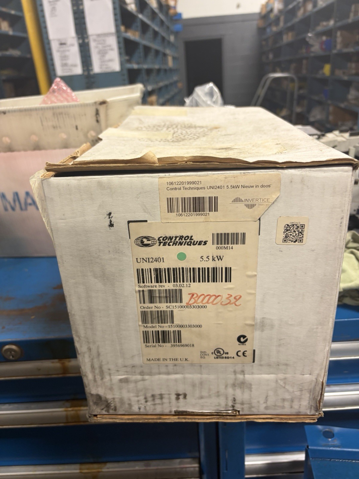 NEW Emerson Control Techniques Nidec Unidrive UNI2401 5.5kW 7.5HP 380-480 VFD