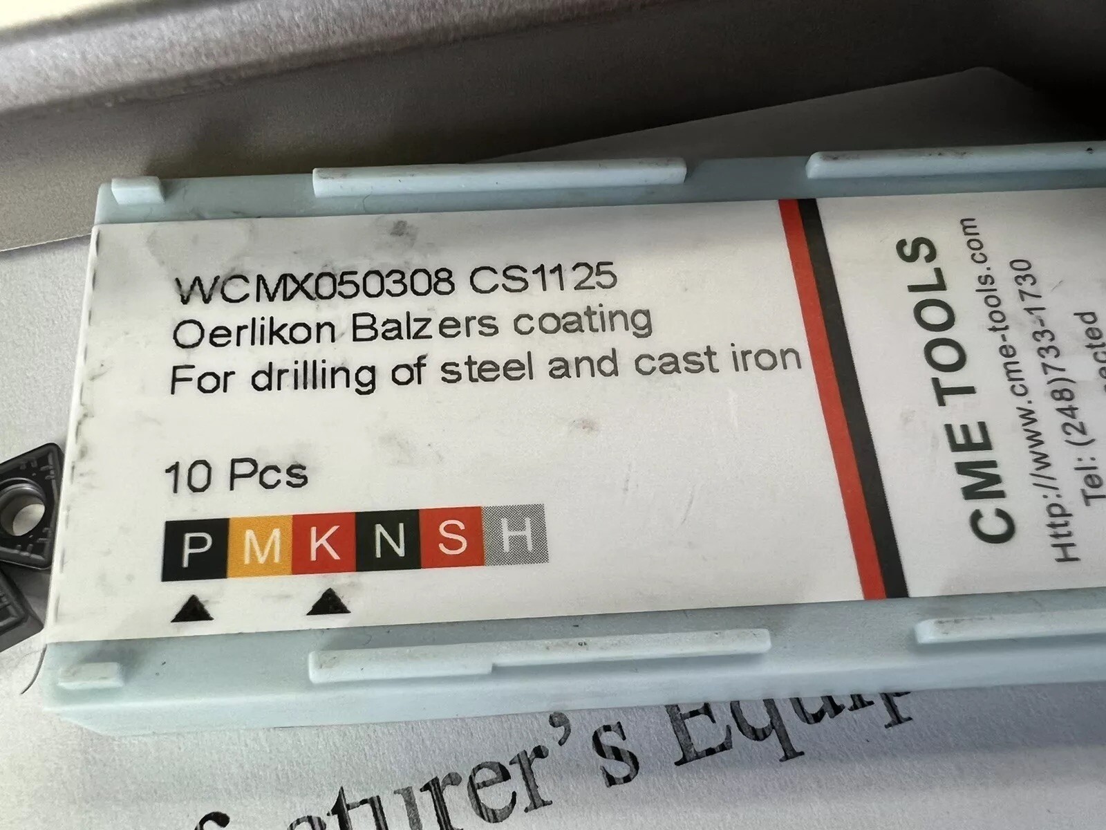 U drill 5D 1-1/4”x6-1/4”x9.5” 1-1/4” X-long, Extra 10pcs inserts #UD5-114