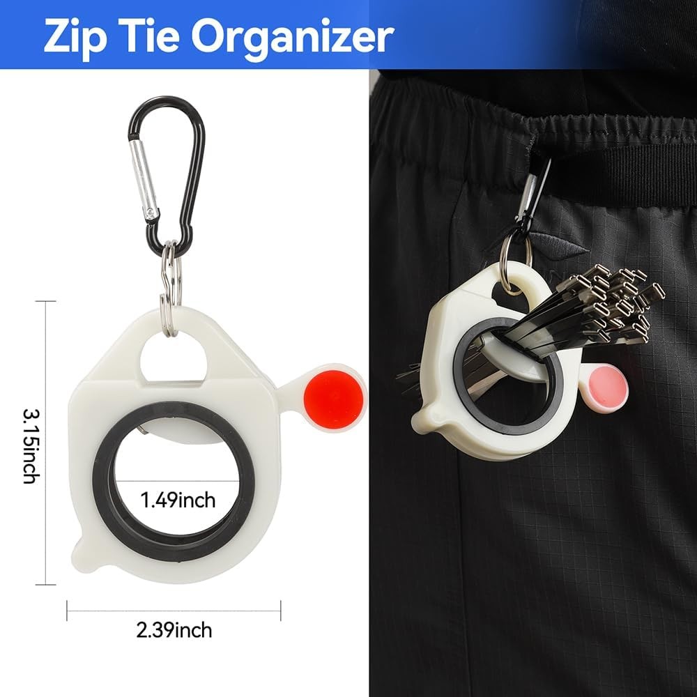 Metal Zip Ties Cutter Stainless Steel Cable Tie Gun Kit Assortment With 150pcs