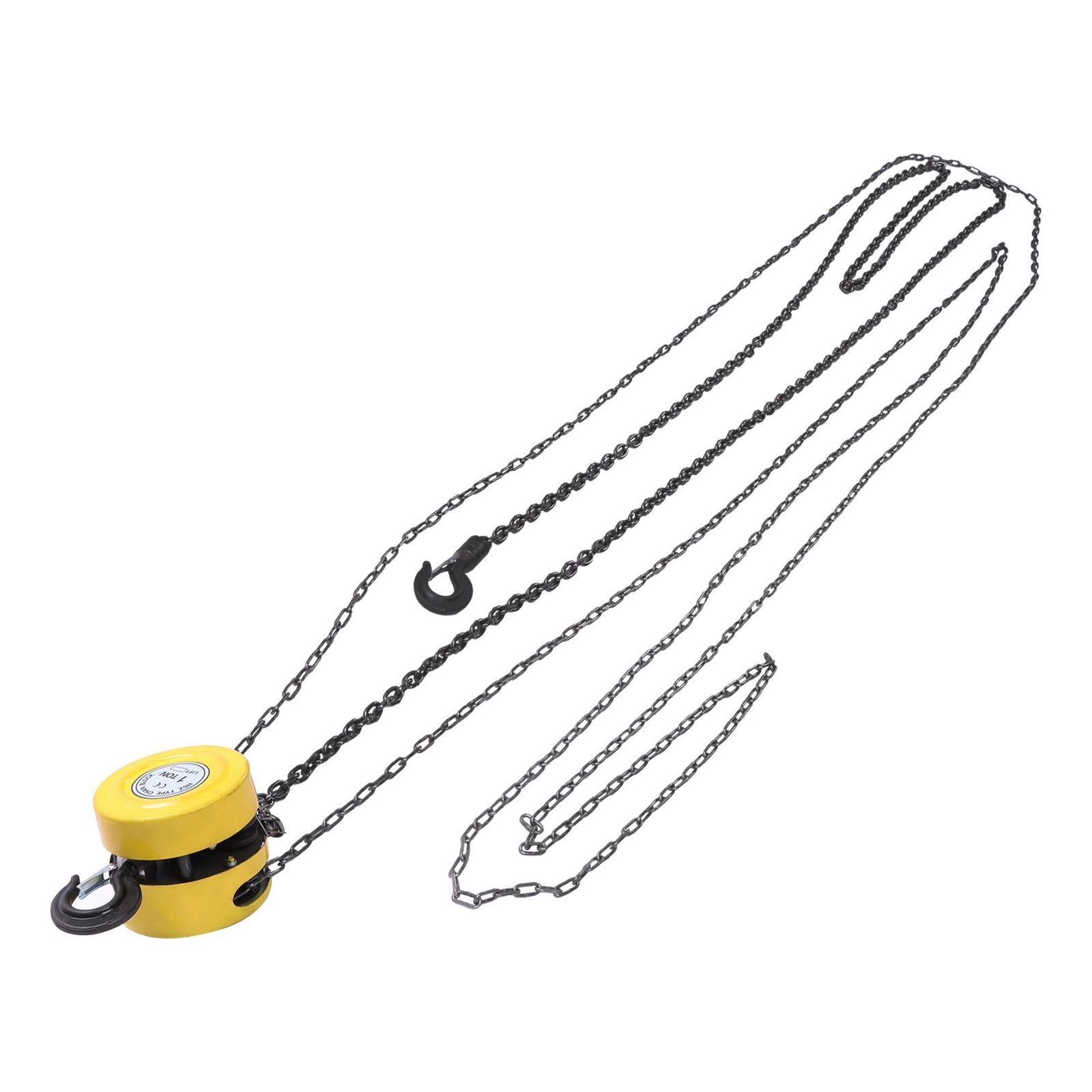 2200 lbs /1 Ton Capacity Chain Hoist Steel Construction Chain Block 20 FT Lift