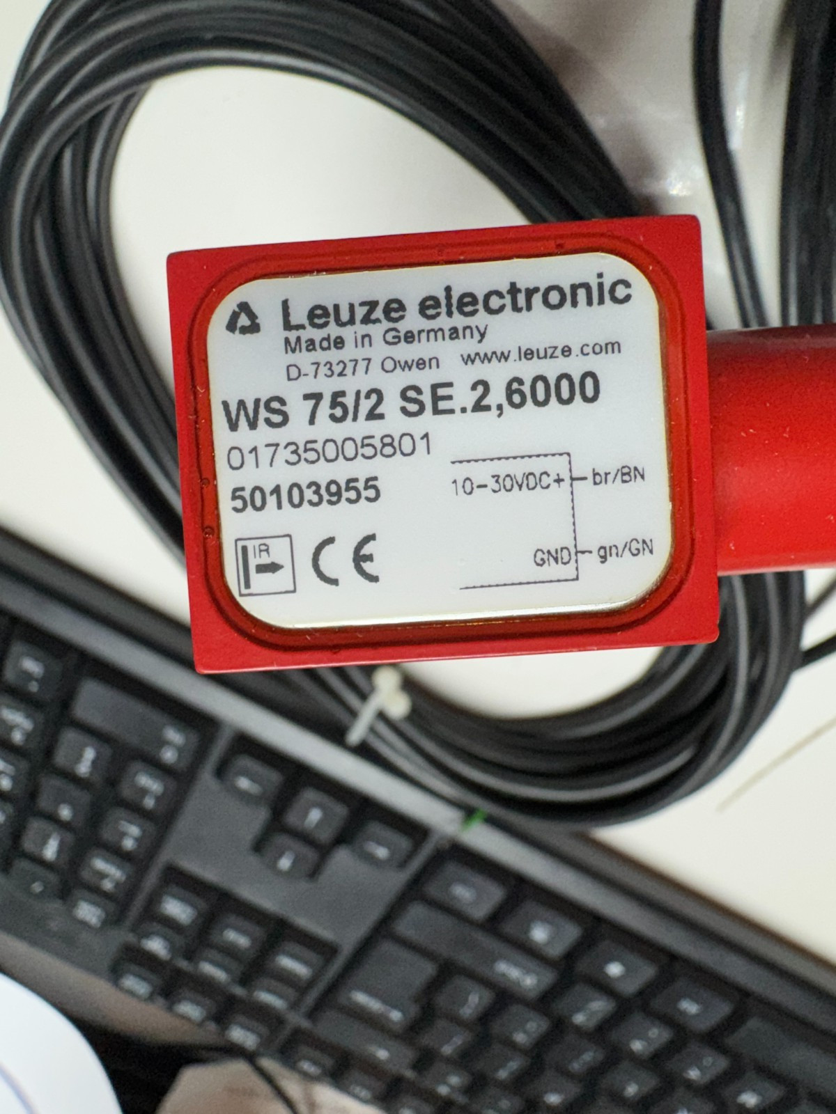 LEUZE WS 75/4 6000 #s 50103955 AND 50103957 TRANSMITTER & RECIEVER MODULES.
