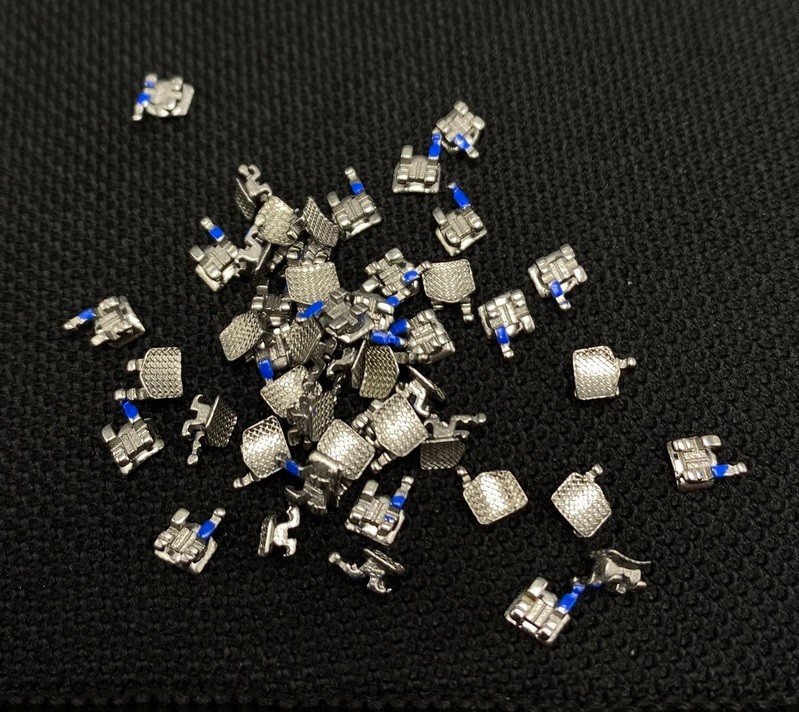 100 Pcs Dental Orthodontic Metal Brackets Mini Roth 022 345 Hooks Braces In Bulk