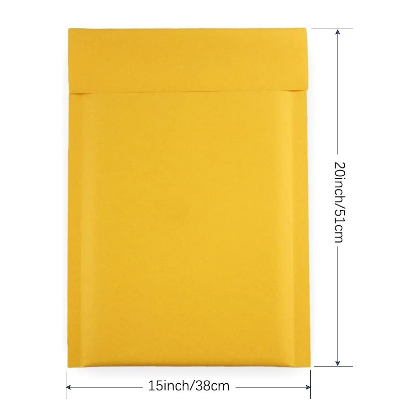 15×20 large kraft paper bubble mailing bag, strong self-sealing filled envelope