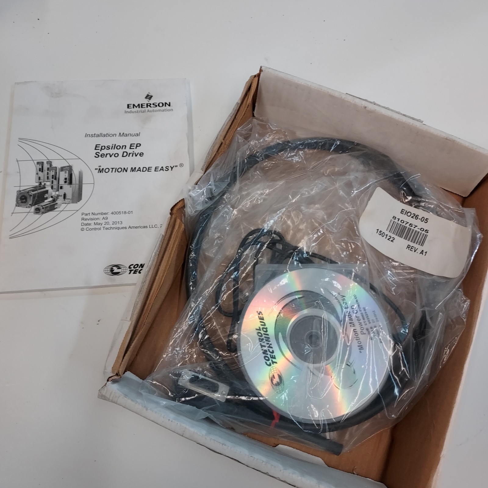 Emerson Control Techniques Unimotor Servo Motor 115E2C300 With Drive & Software
