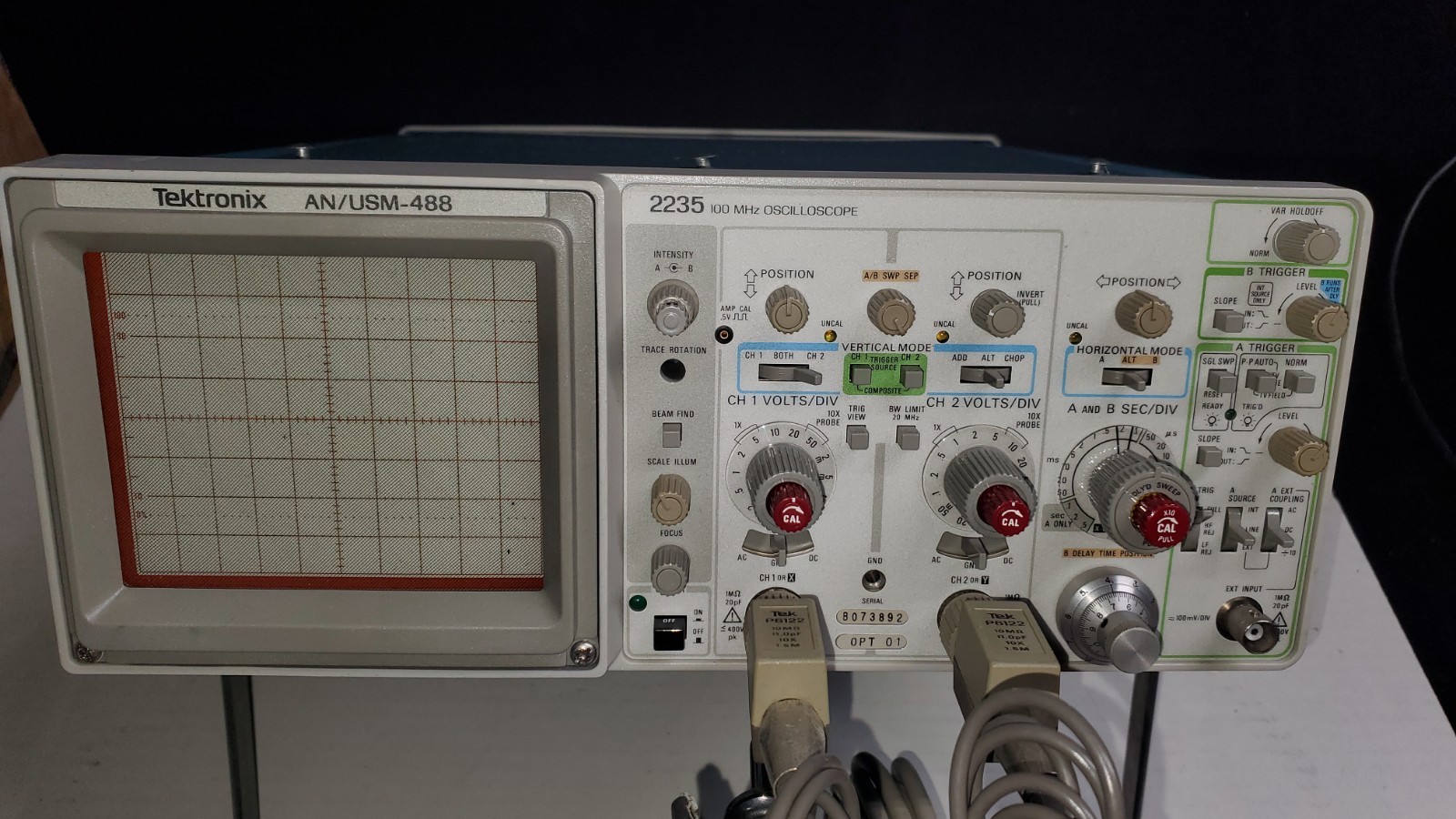 Tektronix AN/USM-488 2336 Analog Oscilloscope
