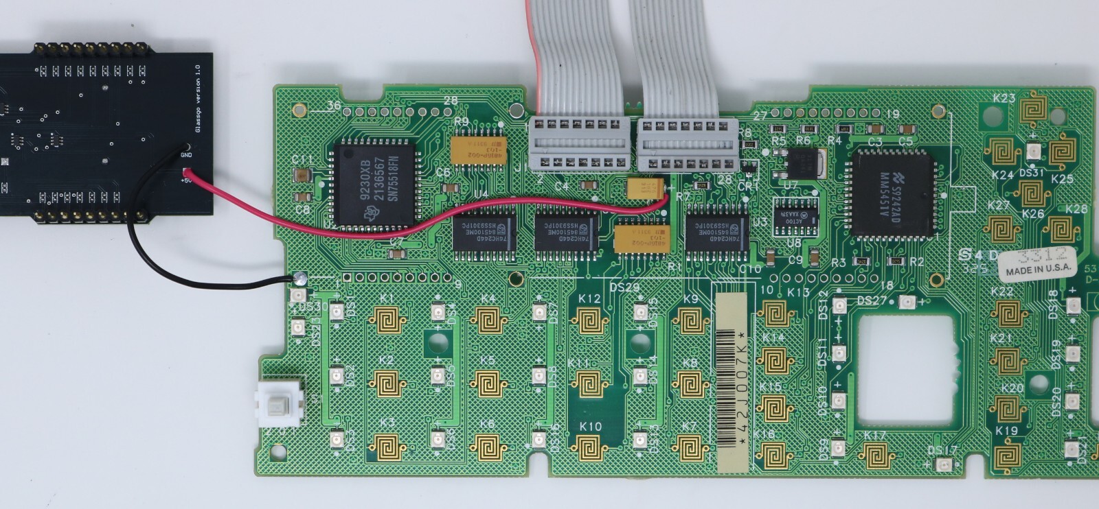 HP / Agilent 53131A / 53132A LED Display Conversion Kit, VFD Display Replacement