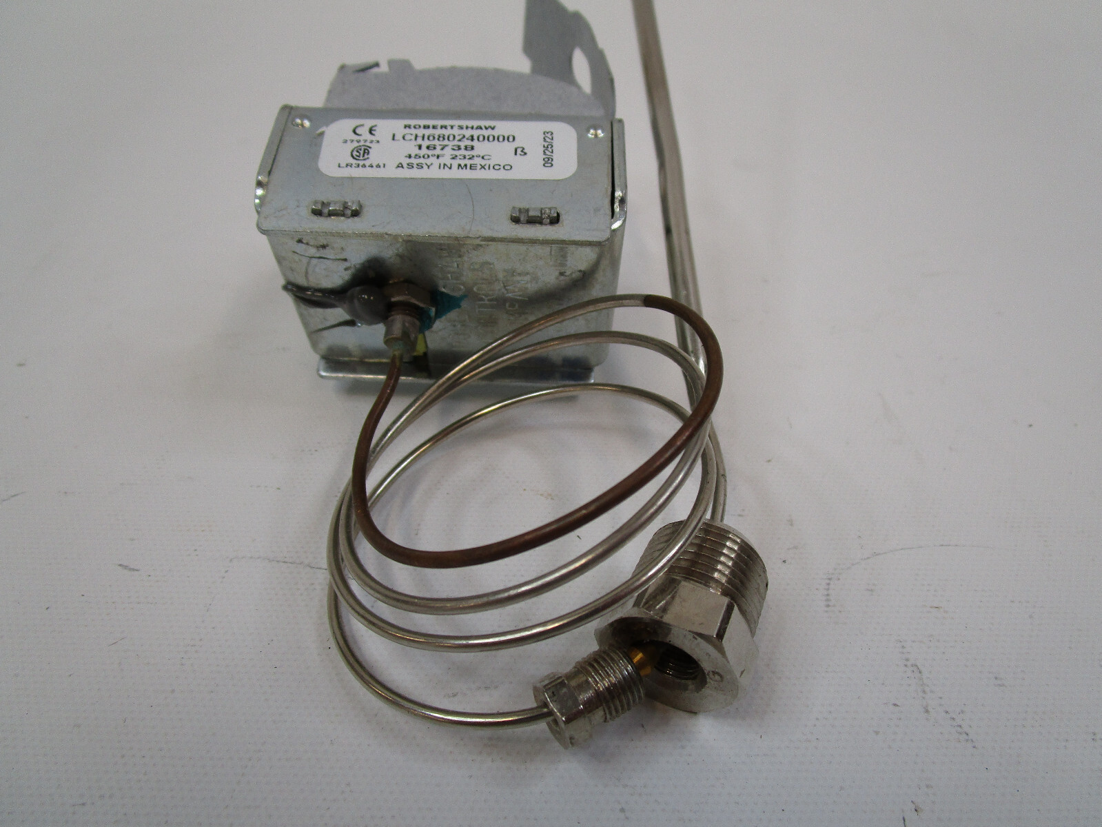 1 ROBERTSHAW LCH680240000 HIGH LIMIT SAFETY CUT OUT FRYER THERMOSTAT 232oC 450F