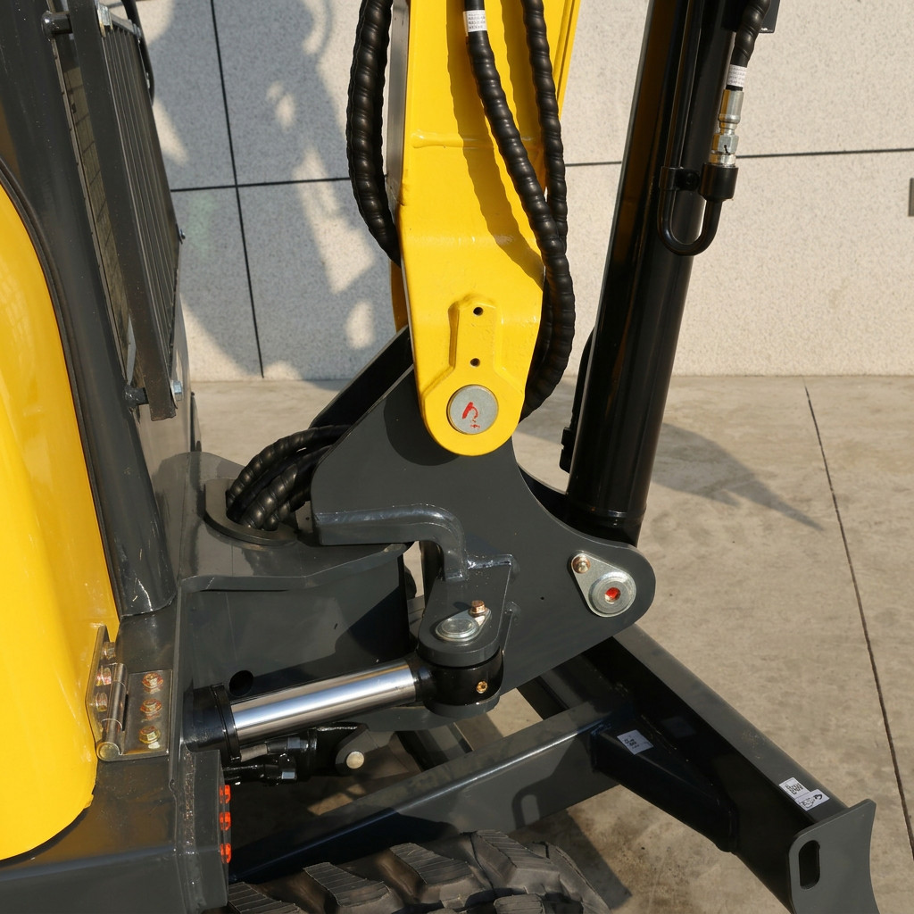 3.5 Ton Mini Excavator Kubota V1505 Cab AC Boom Swing Hydraulic Pilot EPA 25HP