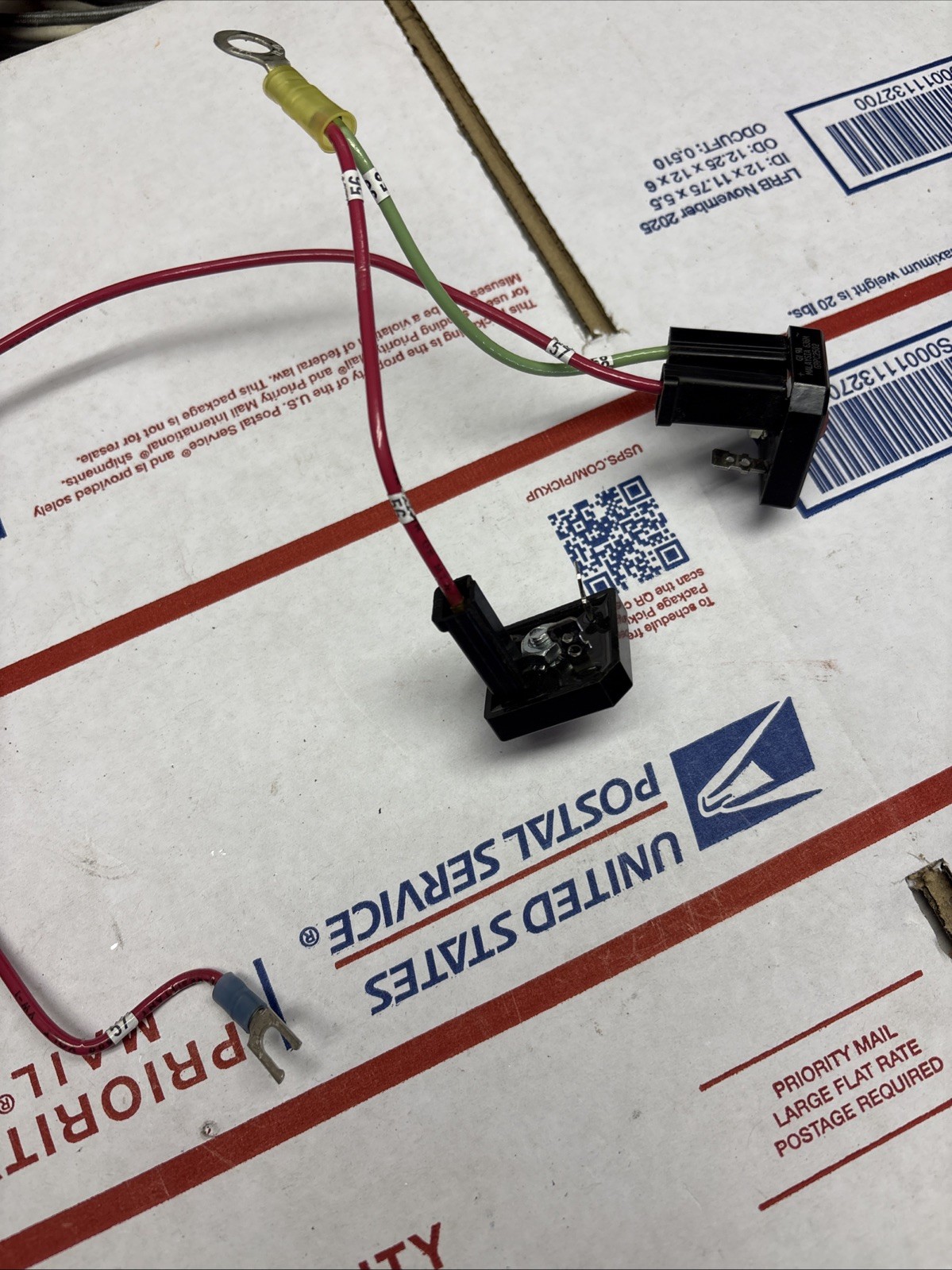 Lot Of 2 GBPC2502 Bridge Rectifier 3 Pole Malaysia 636M + Cable + Connectors