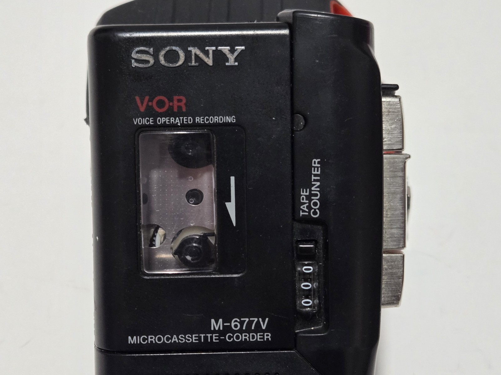 Sony M-677V VOR Microcassette-Corder Handheld Voice Recorder Tested Works Great