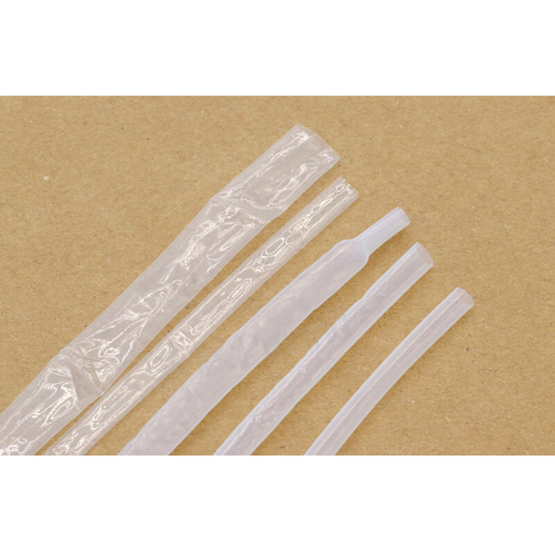 1.7:1 PTFE FEP 260℃ 600V Transparent Heat Shrinkable Shrink Tube 0.5/1/1.5-40mm