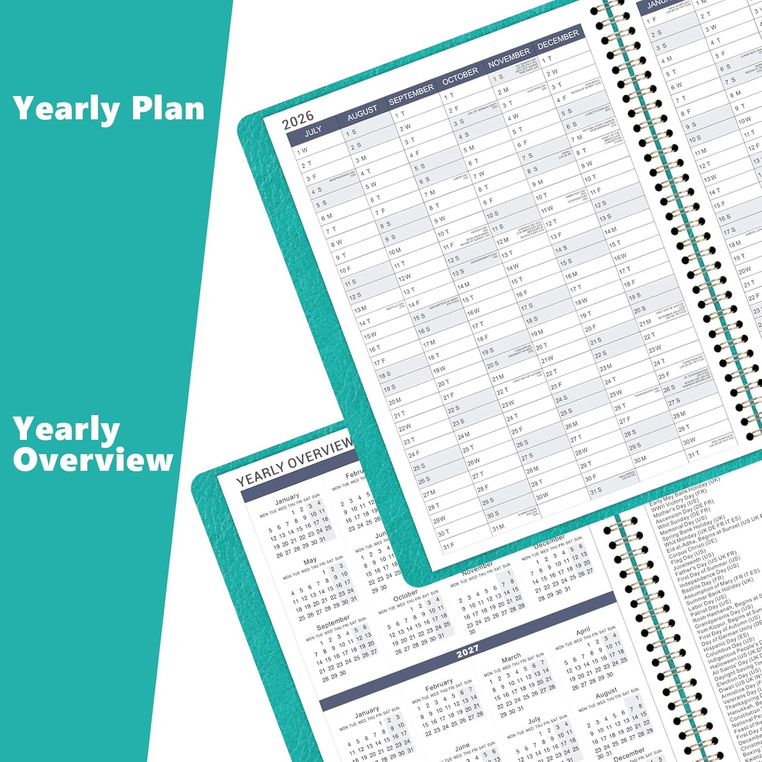 Weekly Appointment Book & Planner 2026-2027 – Large 2026-2027 Daily Hourly Plann