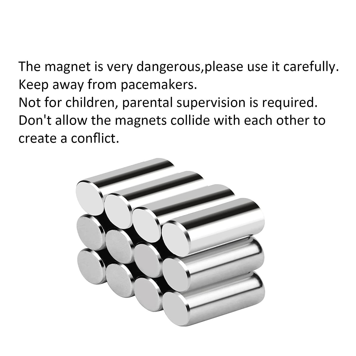 Lot 1/2″ x 1″ Inch Long Strong Neodymium Rare Earth Cylinder Magnets N50 Disc
