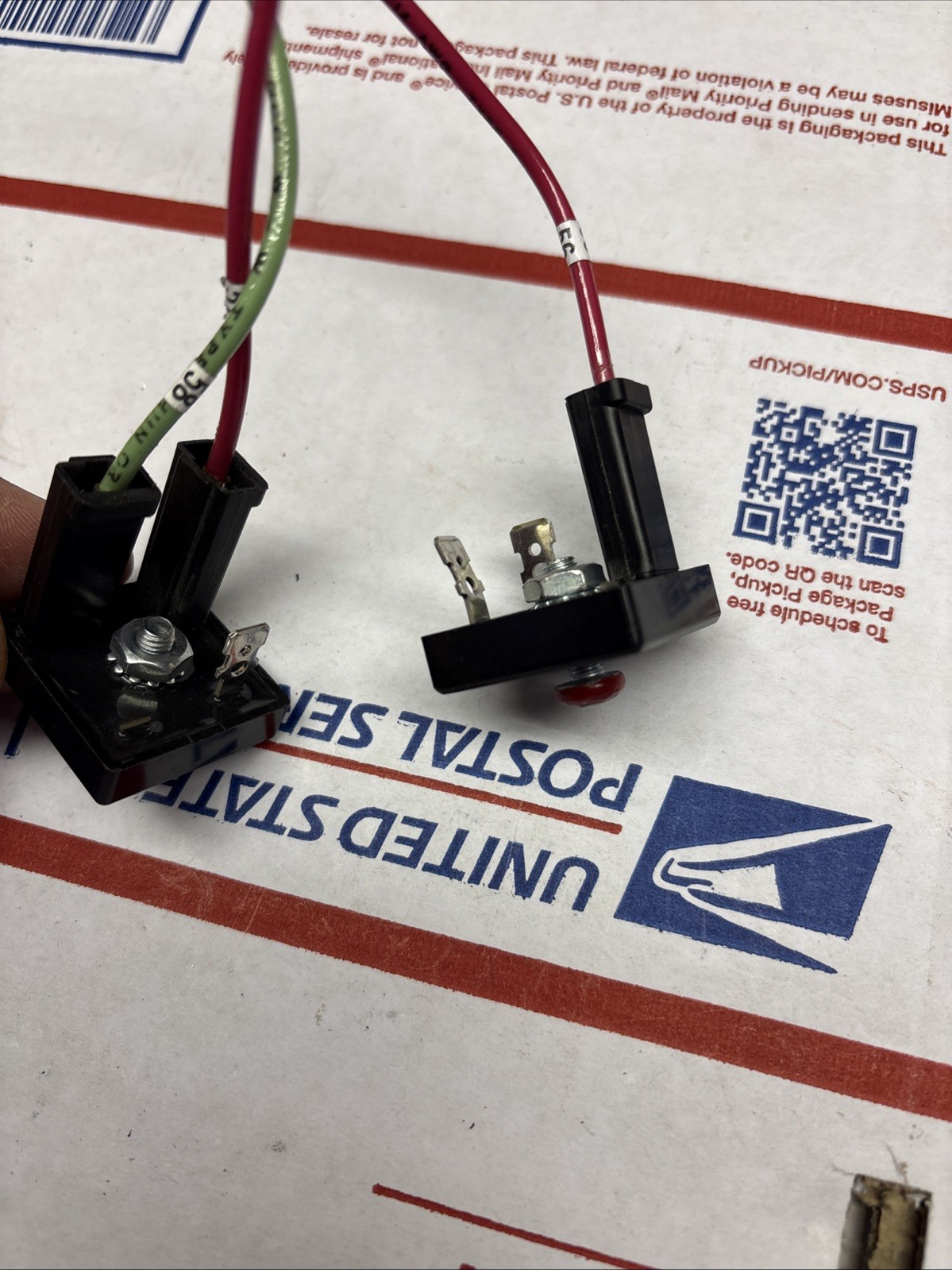 Lot Of 2 GBPC2502 Bridge Rectifier 3 Pole Malaysia 636M + Cable + Connectors