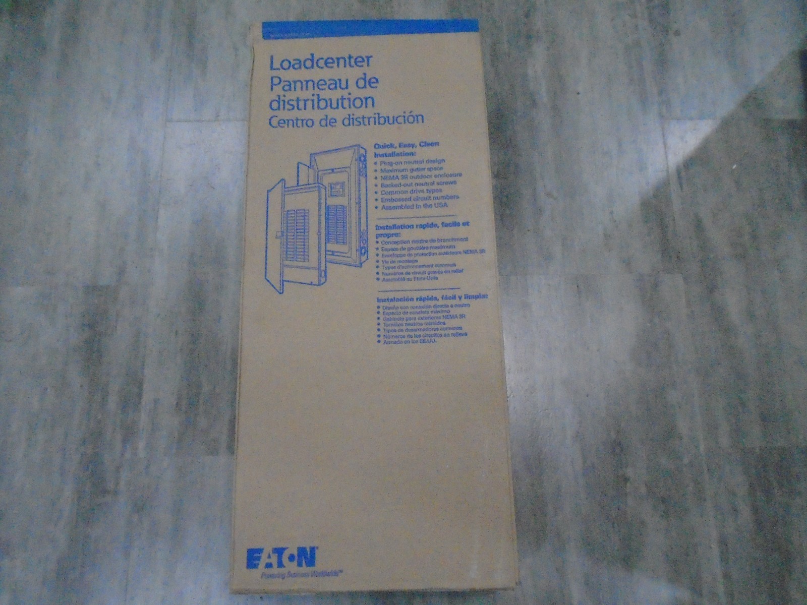 EATON BRP30B200R 200A OUTDOOR LOADCENTER WITH MAIN BREAKER 30Sp 60Cir NEW IN BOX