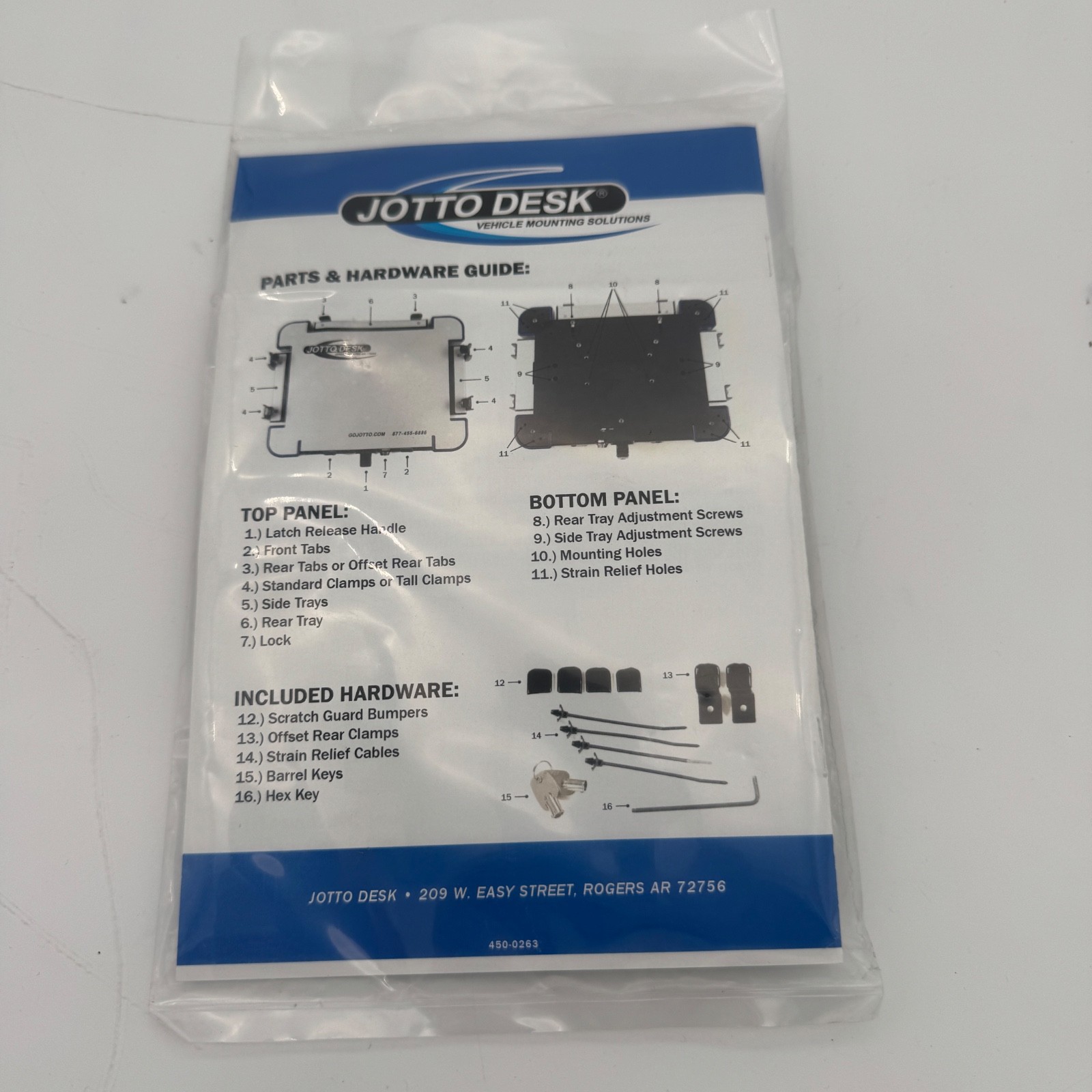 Jotto Desk 450-4138 A-MOD Laptop Mount