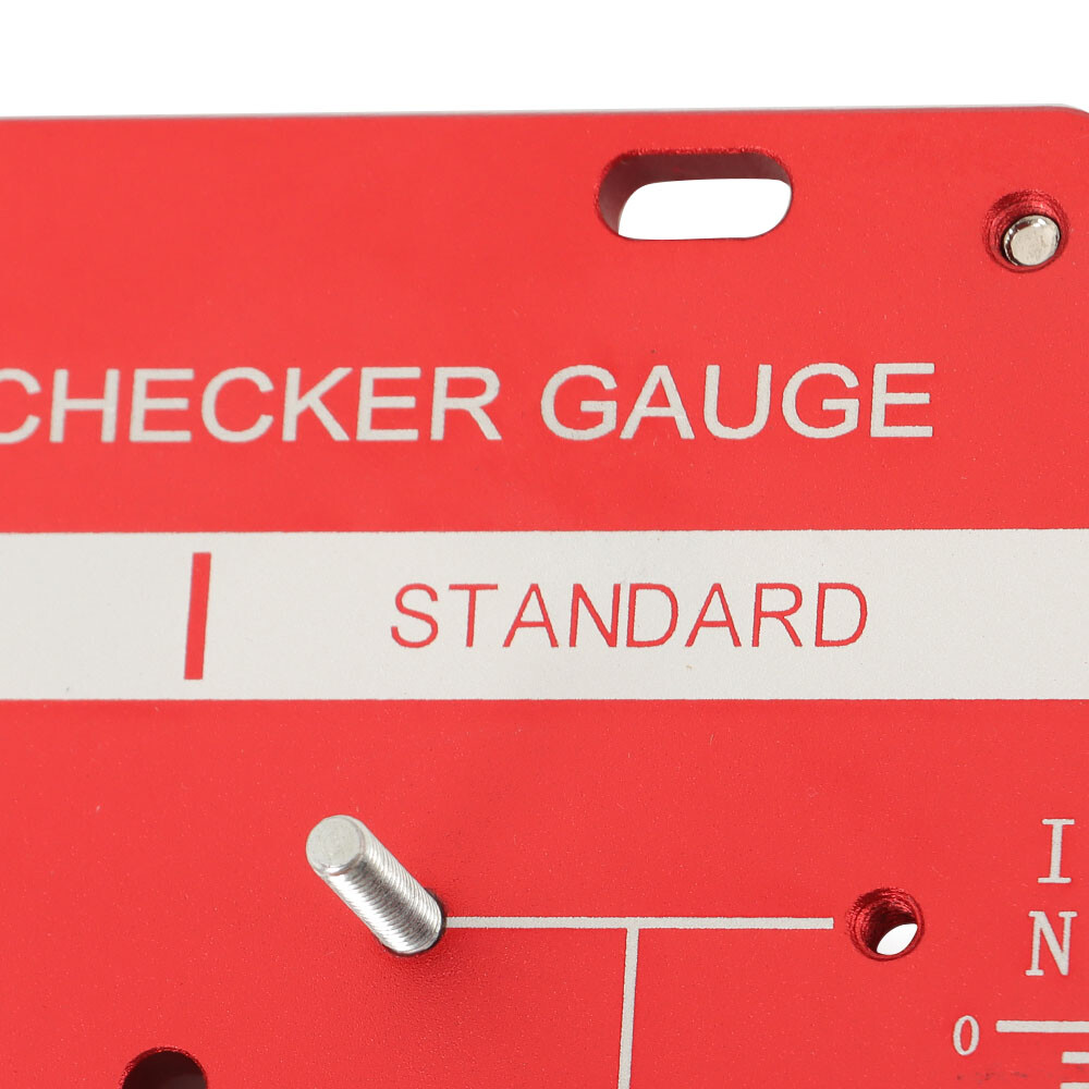 Inch and Metric 28 Thread Identifier Gauge Screw Nut and Bolt Thread Checker