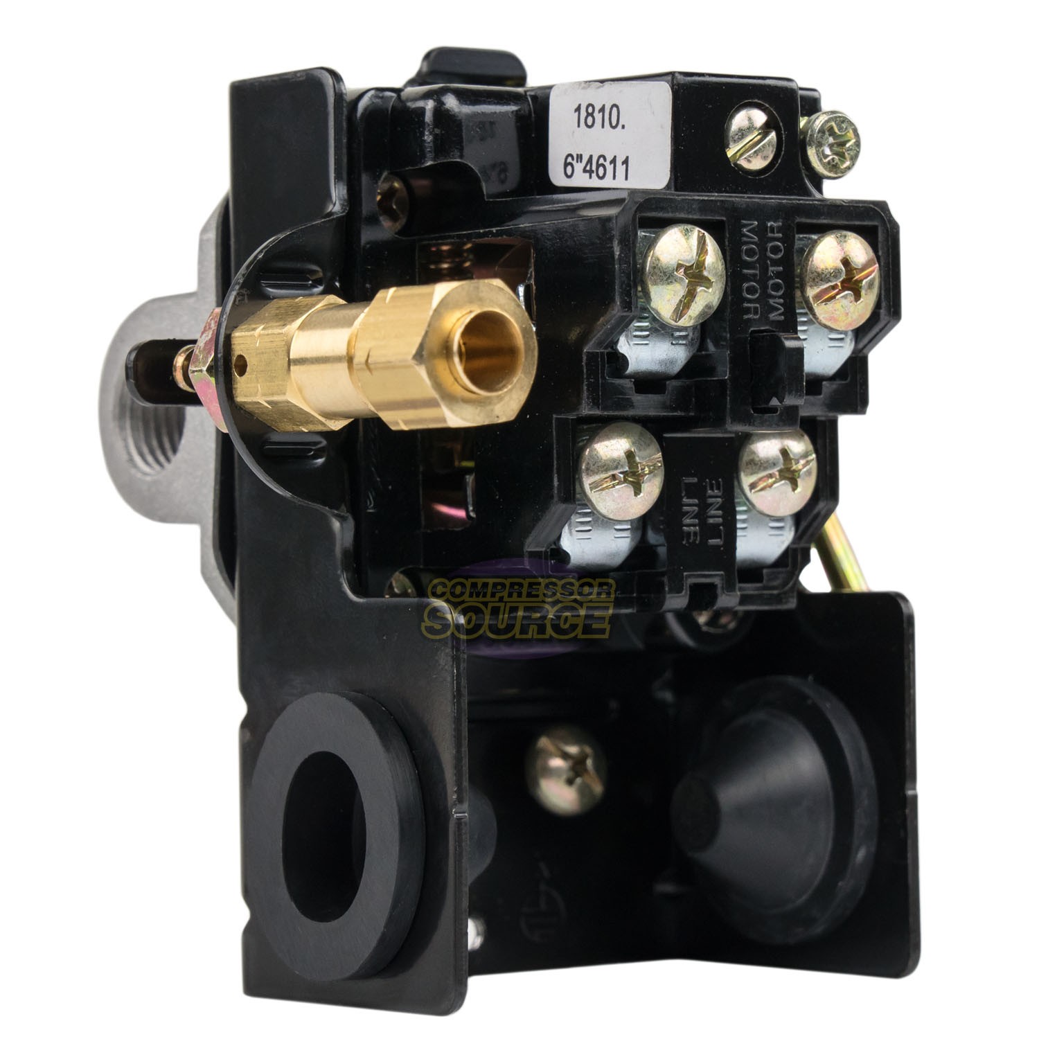 Heavy Duty 25 Amp Air Compressor Pressure Switch Control Valve 95-125 PSI 4 Port