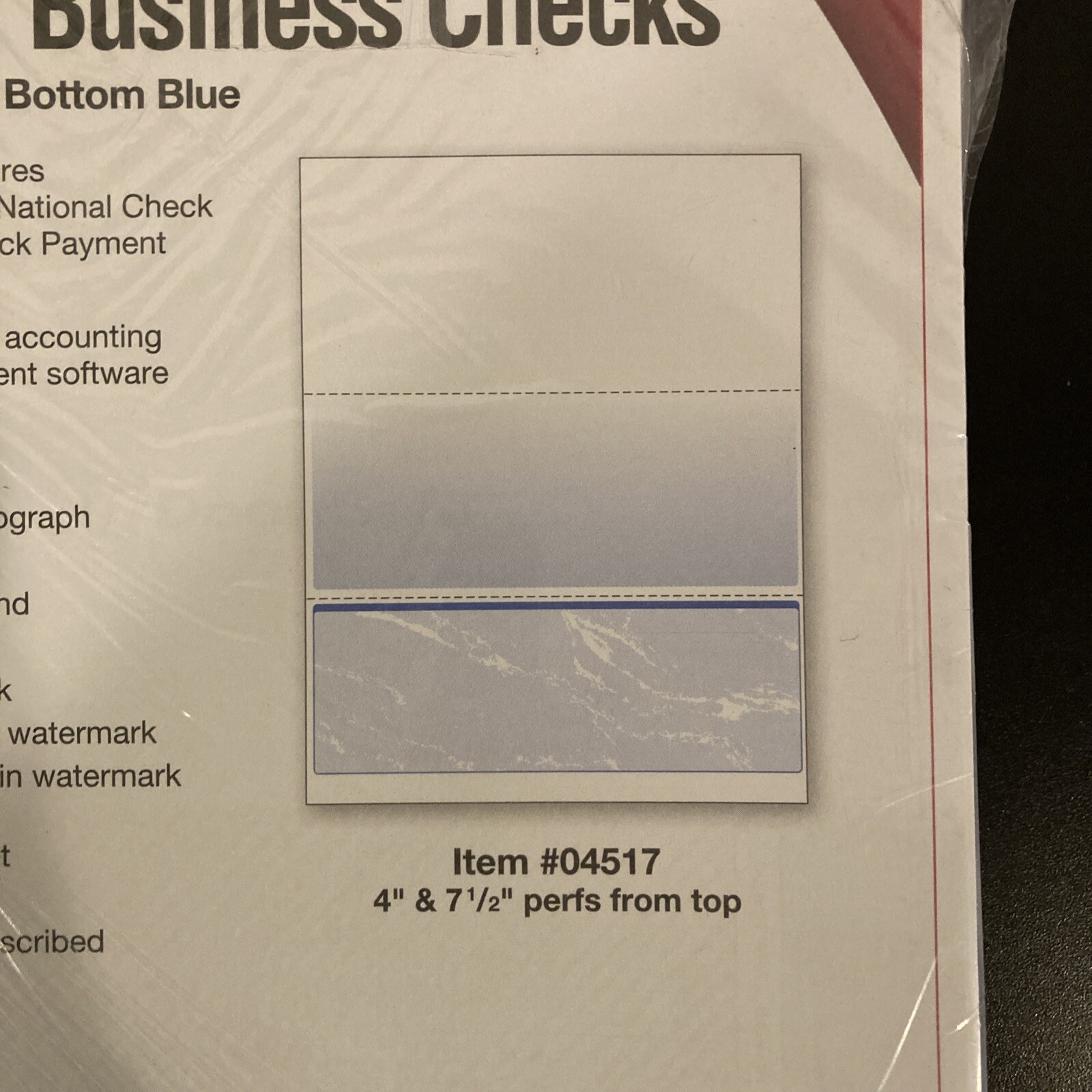 Docuguard 04517 Check Paper – For Laser, Inkjet Print – Letter – 8.50″ X 11″