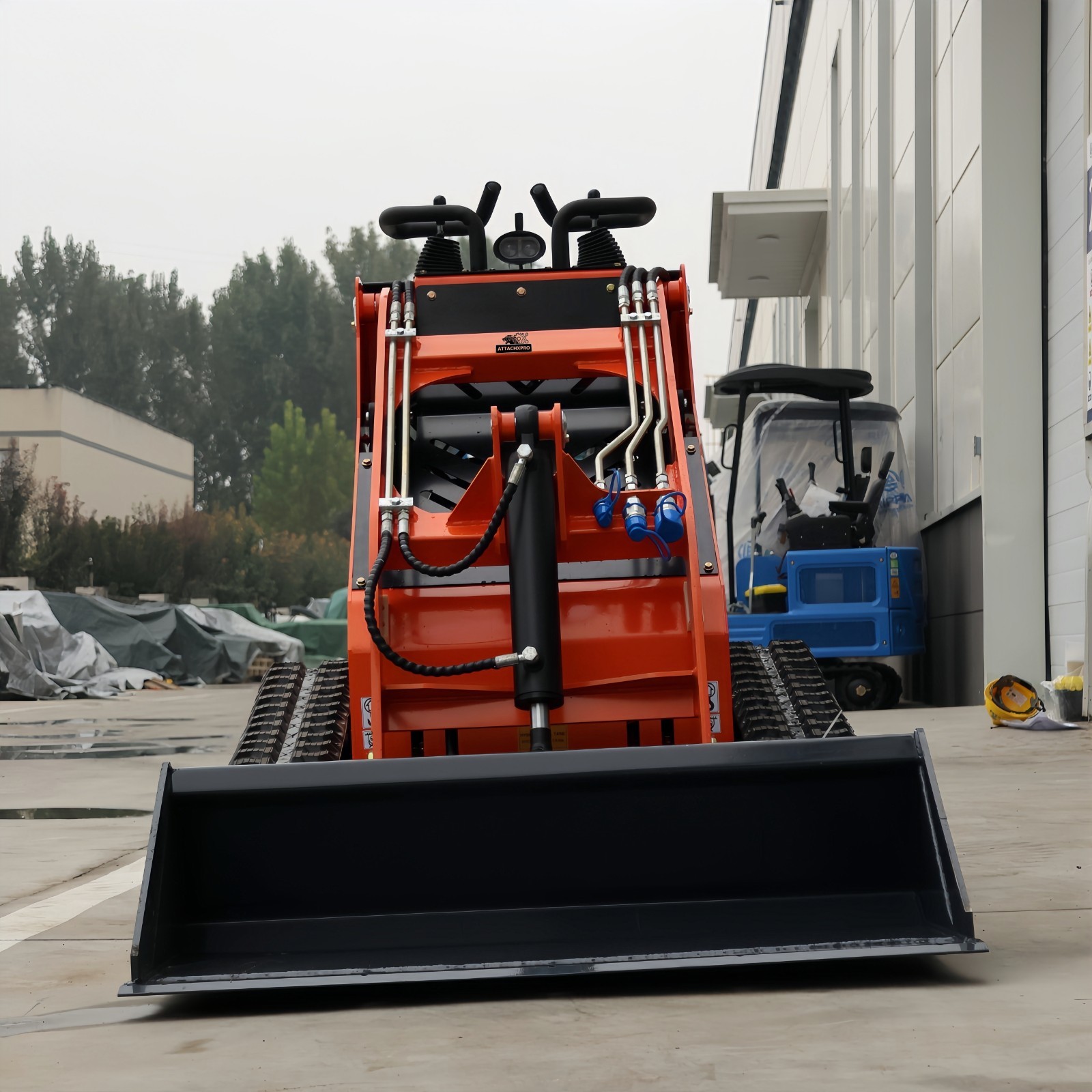 Mini Skid Steer Loader 13.5HP Hydraulic Tracked Loader with B&S Gas Engine EPA
