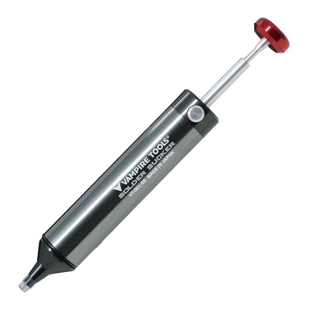 Vampire Tools Solder Sucker Compact and Durable Aluminum Body/Heat VT-001-SS