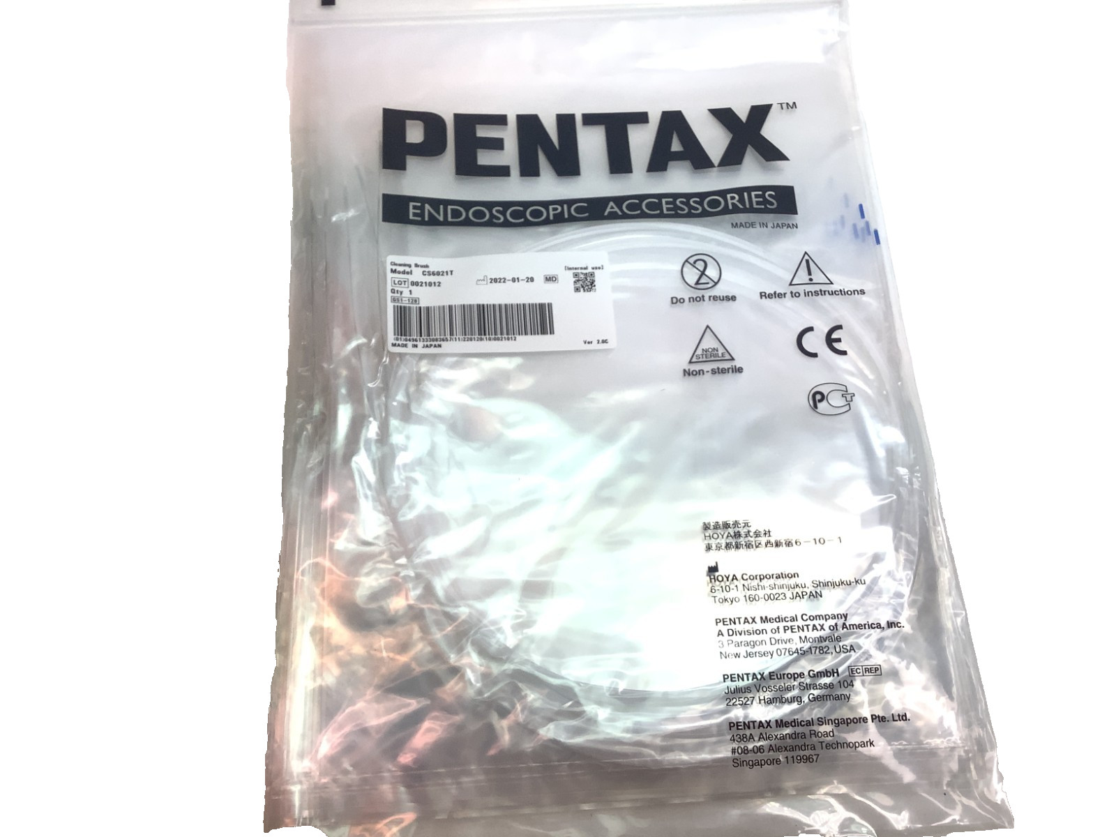 100CT Pentax Endoscope Channel Cleaning Brush CS6021T Endo Endoscopy Flexible