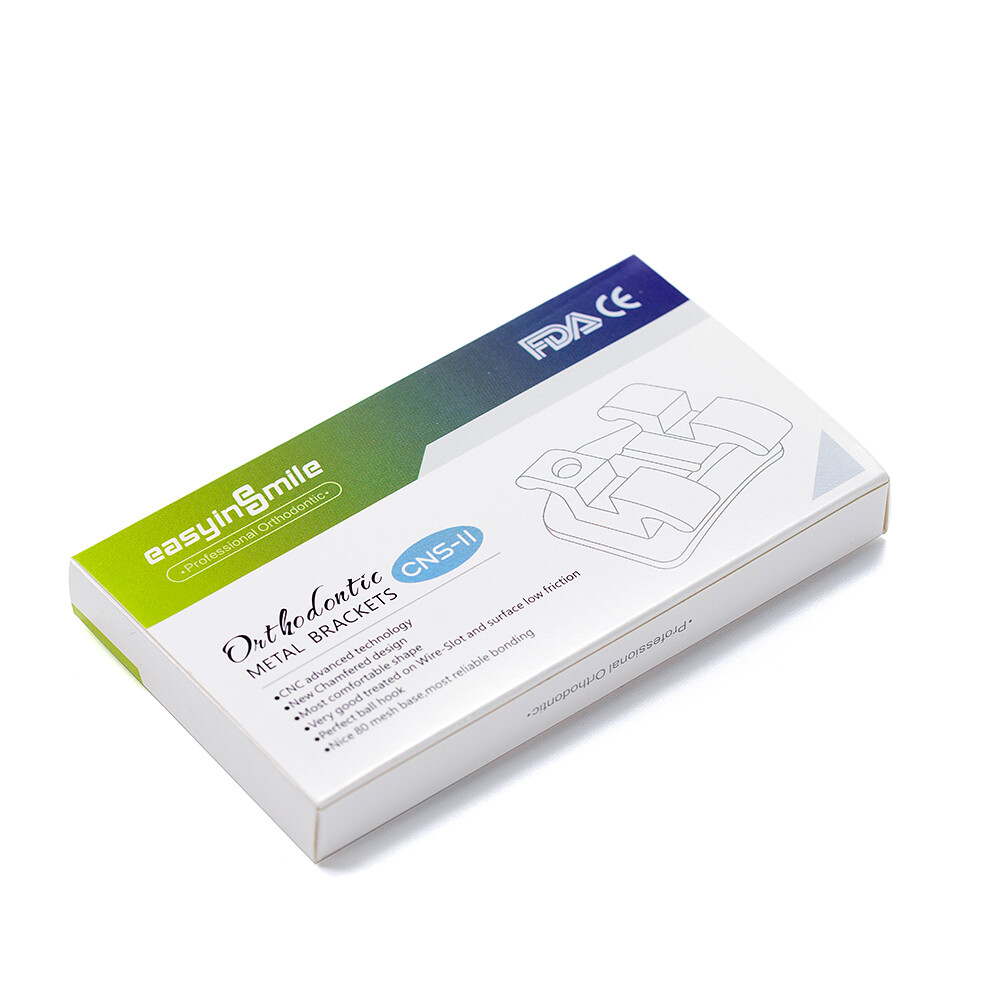 5pK Orthodontic Dental Brackets Brace Mini Roth/MBT 018 022 345 Hook EASYINSMILE