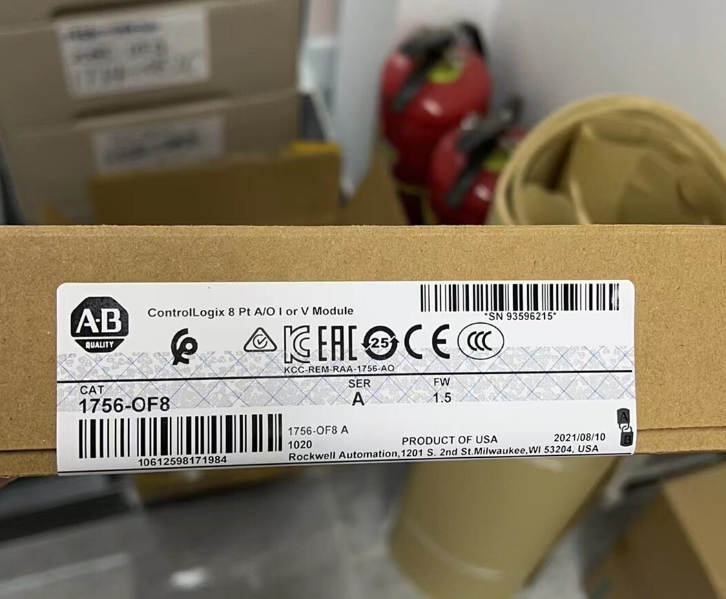 New Factory Sealed AB 1756-OF8 /A ControlLogix PLC Output Module US