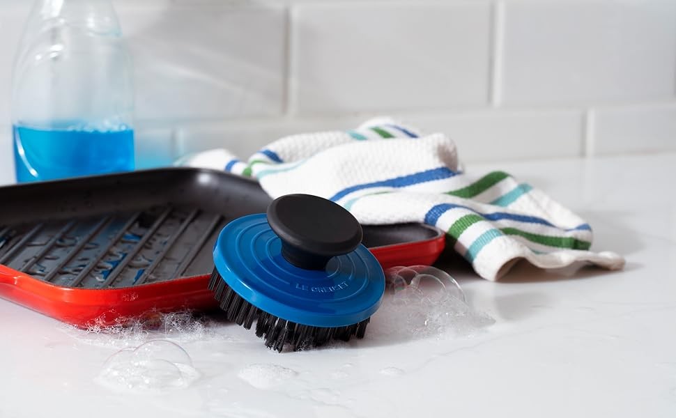 Set of 2 Cleaning Brushes, Cerise