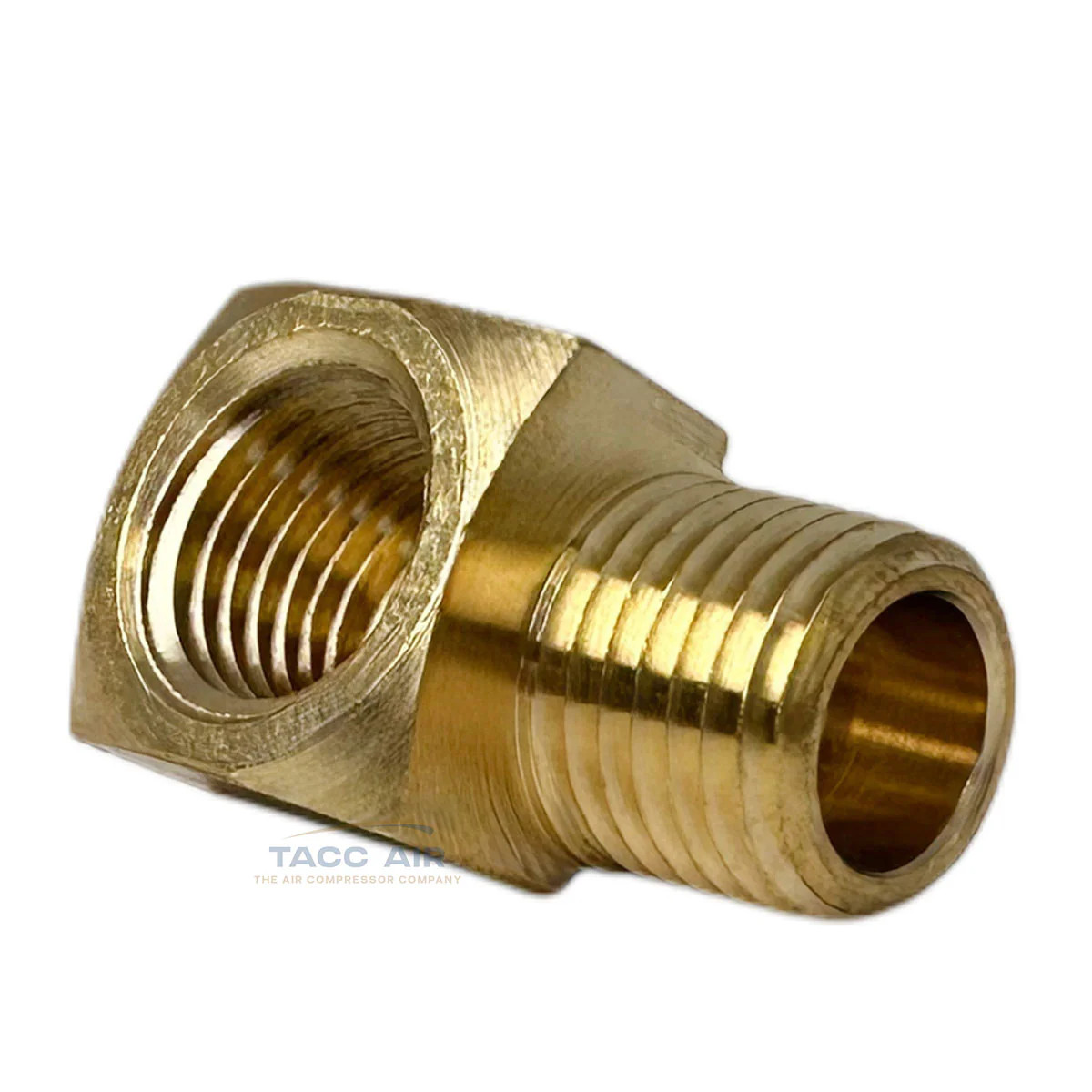 5 Pack 1/4″ NPT Brass Street Elbow 90 Degree Pipe Thread Fitting Male Female