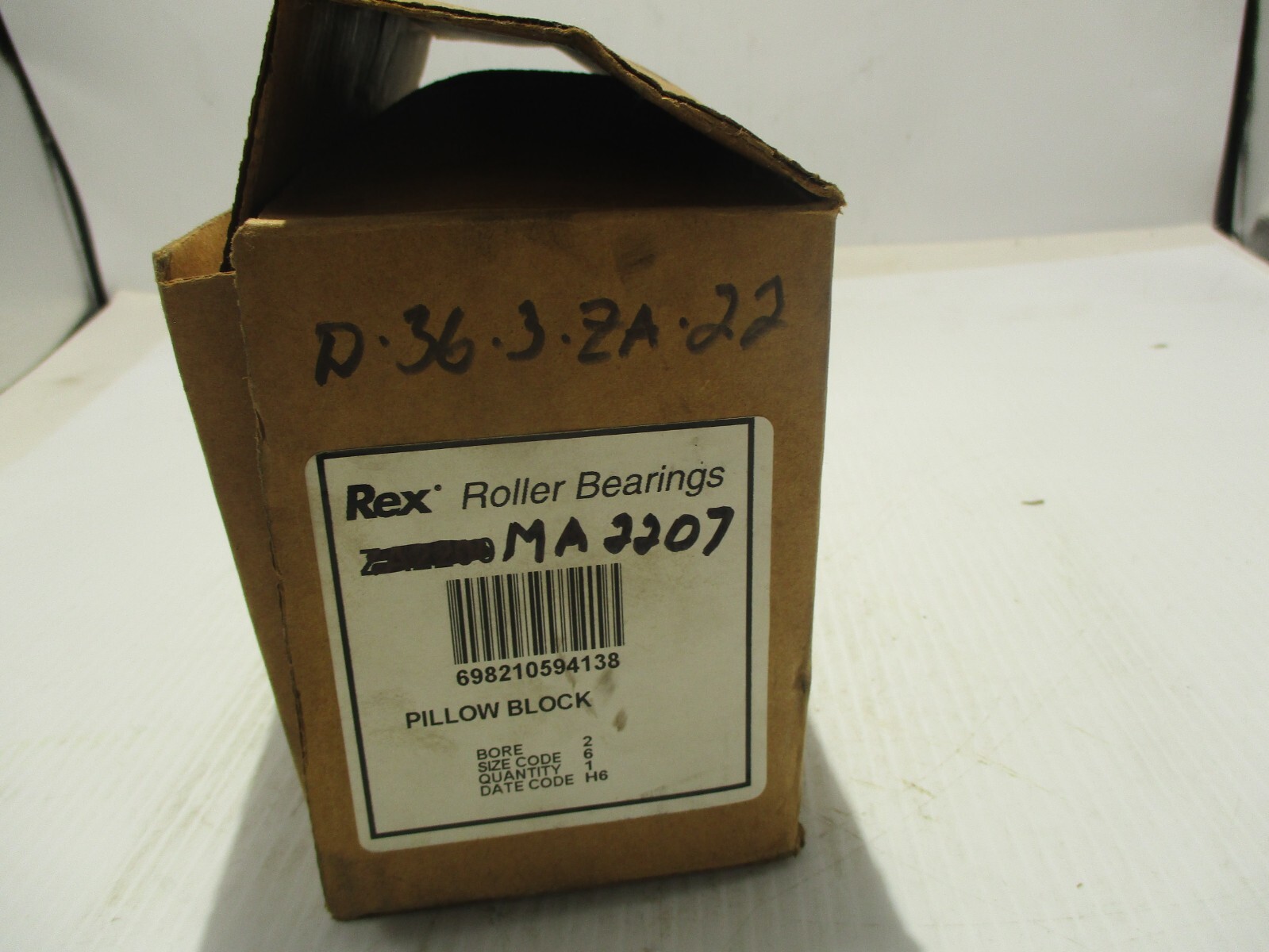 NEW REX REXNORD MA2207 2-BOLT PILLOW BLOCK BEARING 2-7/16″ BORE