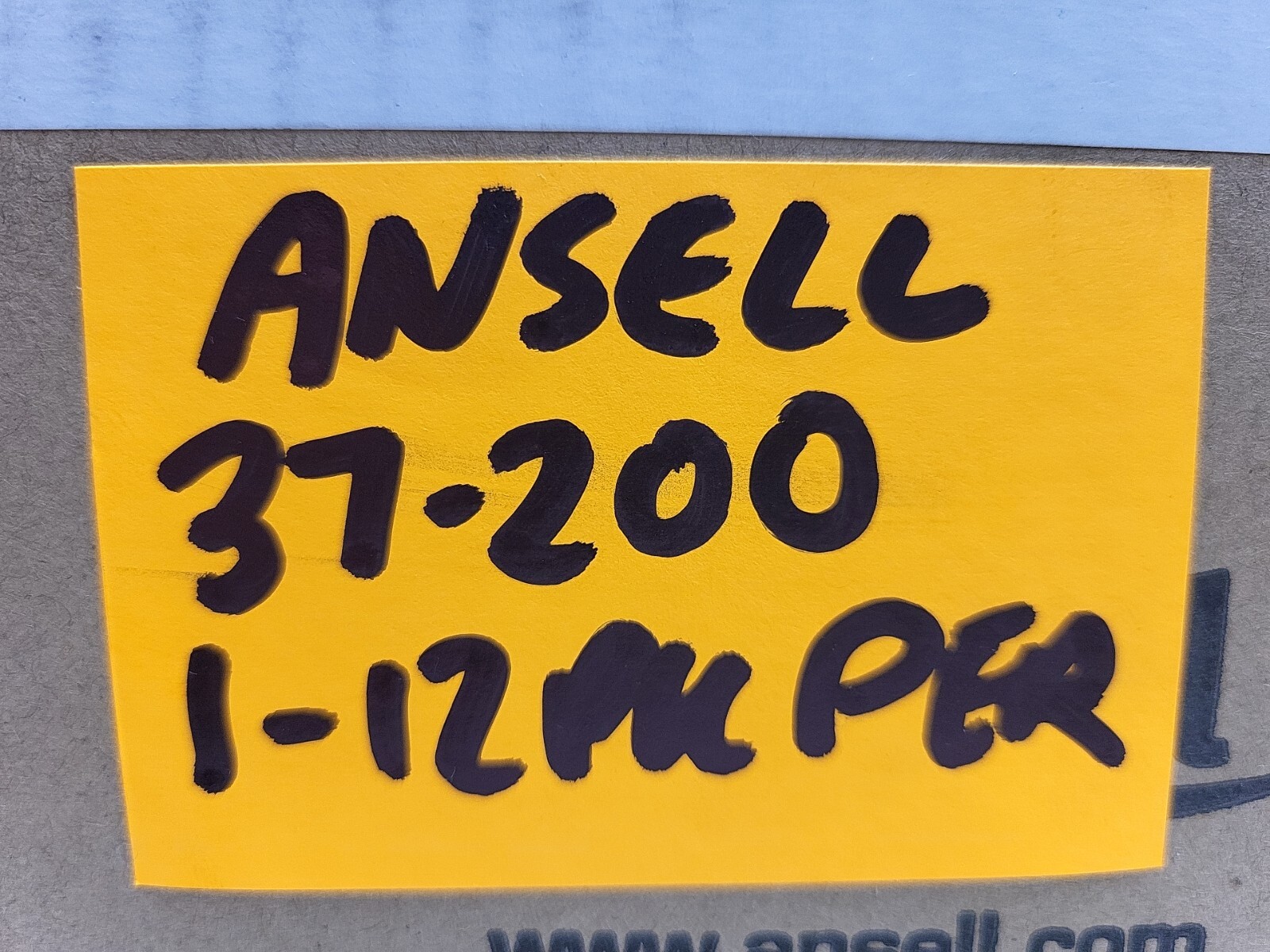 12 Pair Ansell 37-200 Light Green Nitrile Rubber Gloves Kitchen Washing Up Large