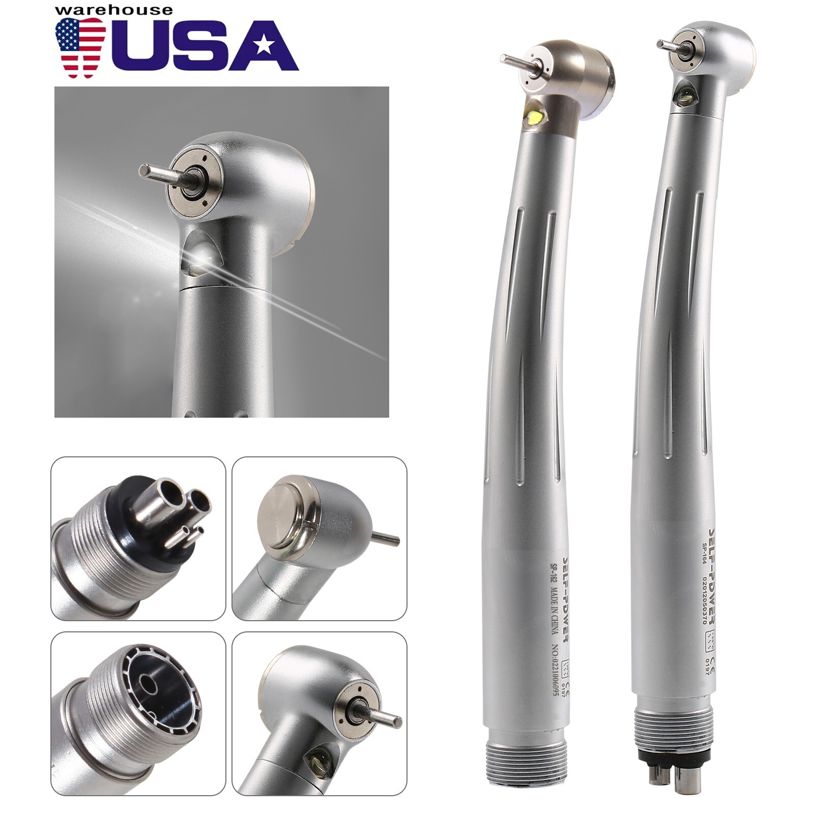 NSK Style Dental Fiber Optic LED E-generator/ High Speed Handpiece 2HOLE/4HOLE