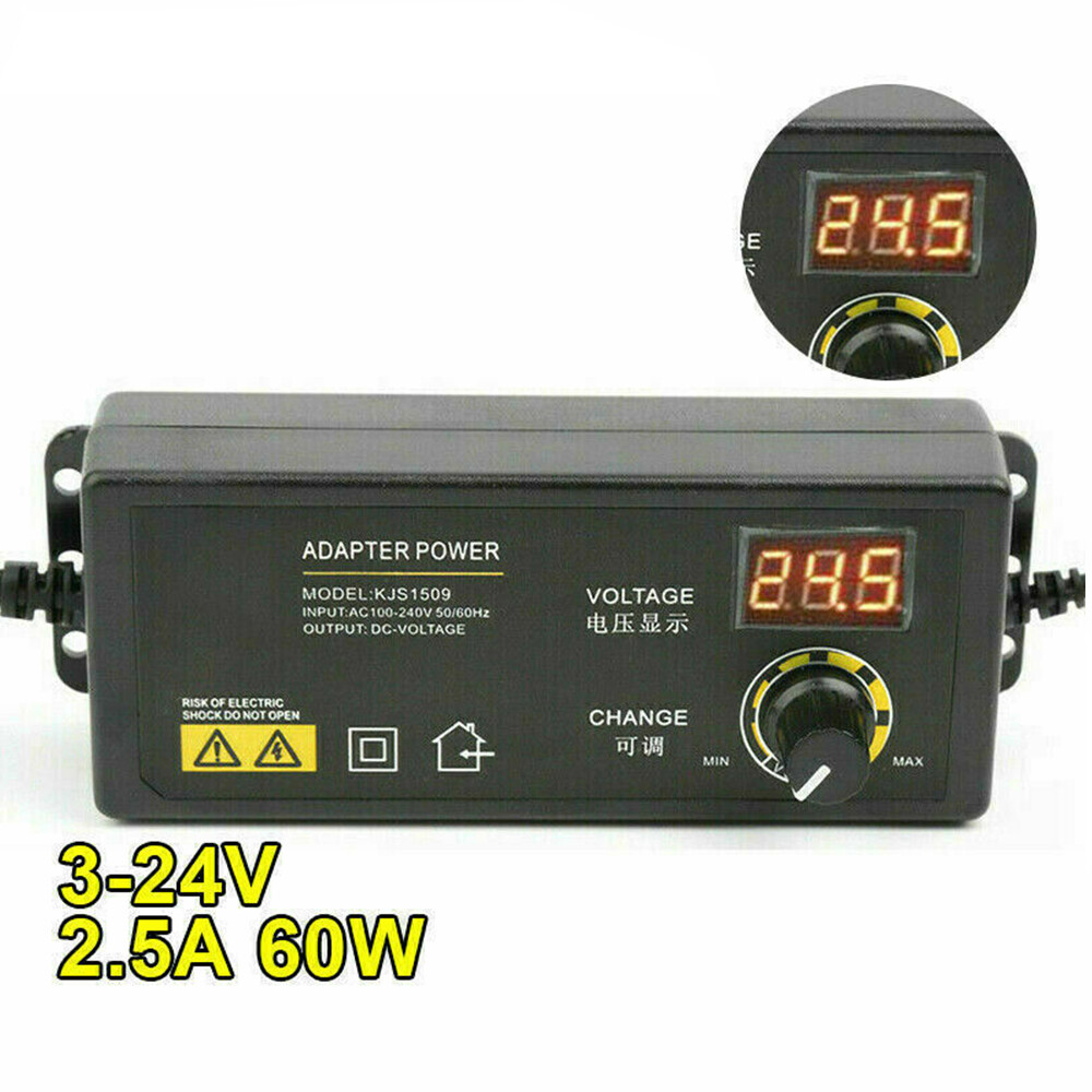 Adjustable power supplies Voltage 3 to 24V AC/DC Switch Supply LED Display